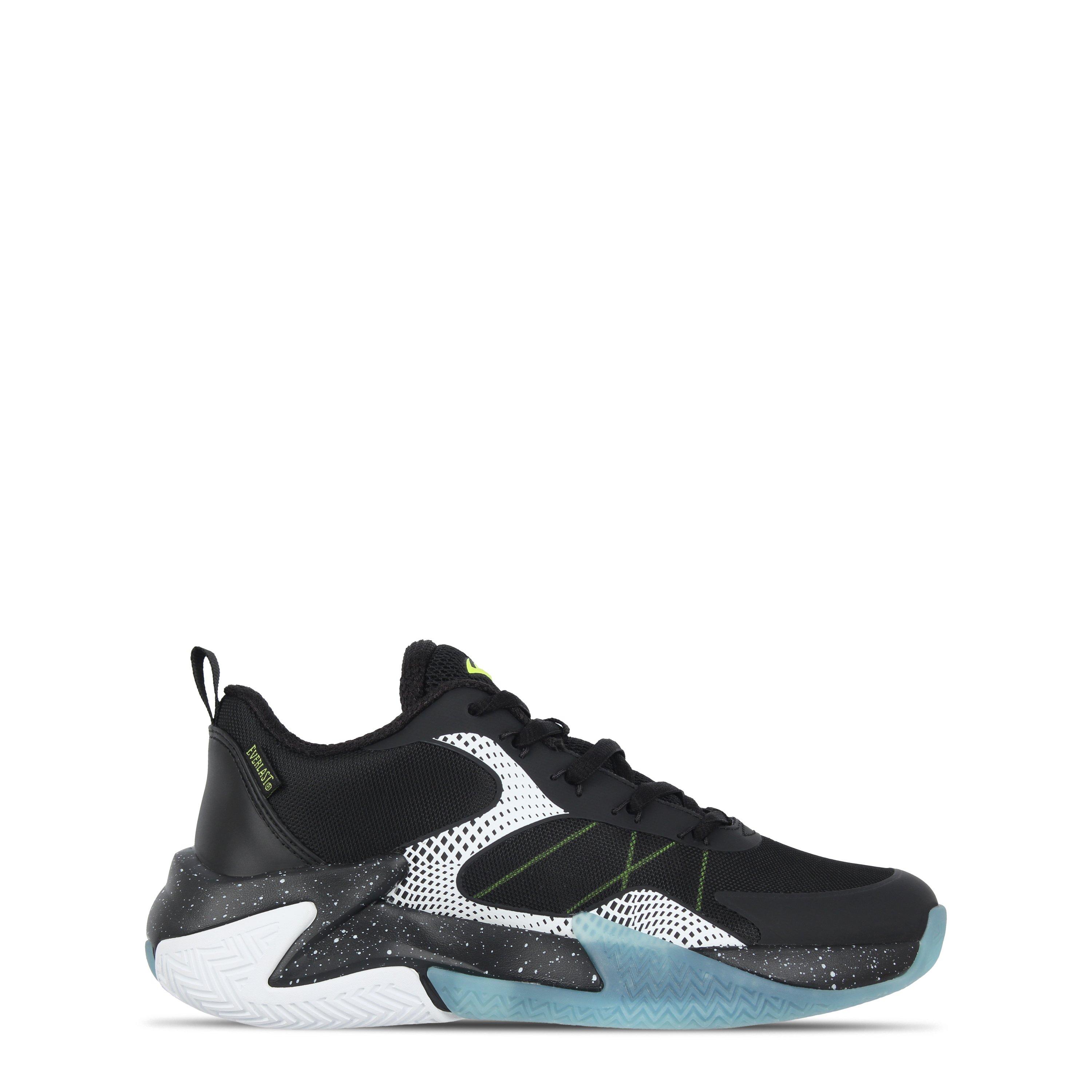Everlast Boys Kids' Basketball Trainers - Black Print - 5.5 (38.5)