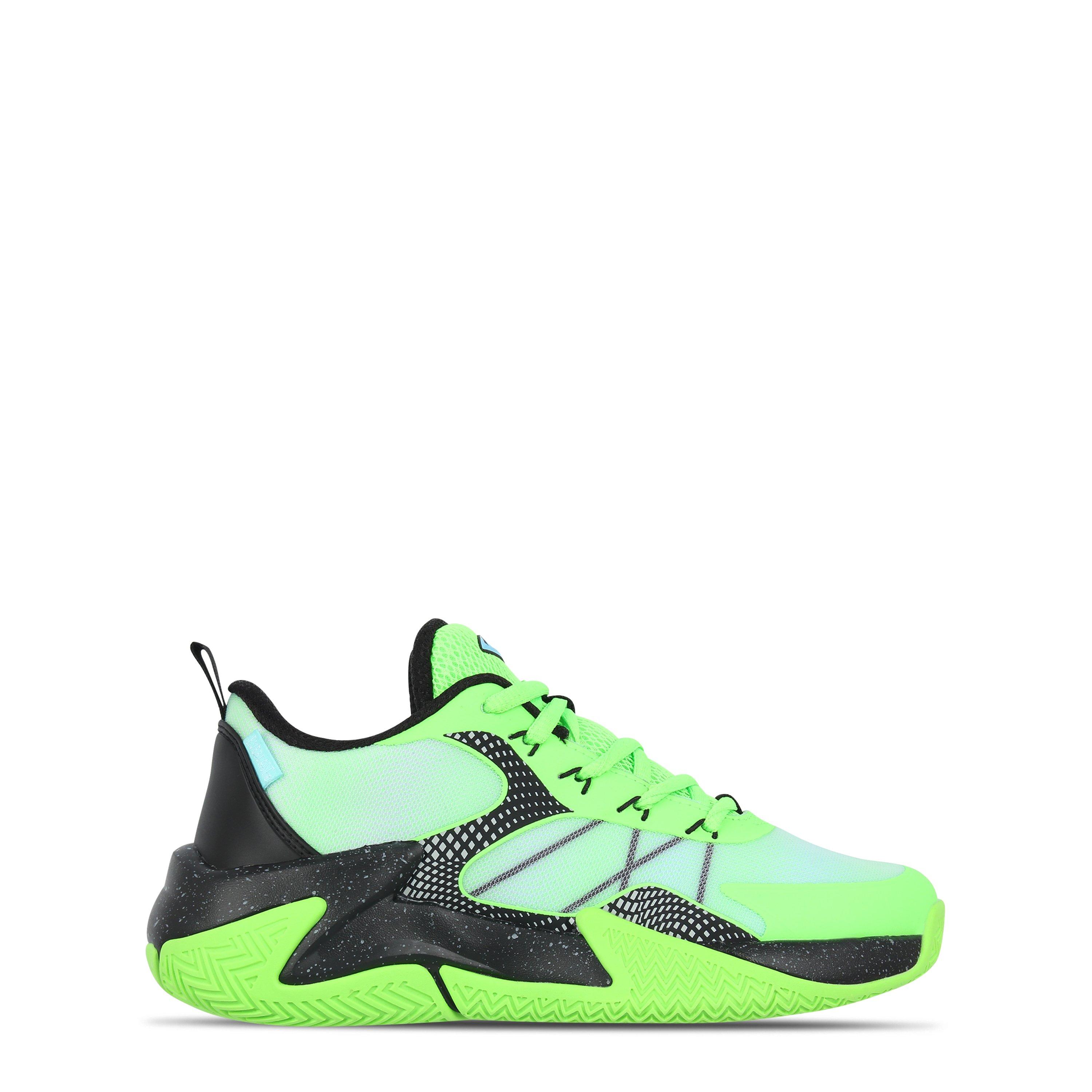 Everlast Boys Kids' Basketball Trainers - Green Print - 5.5 (38.5)