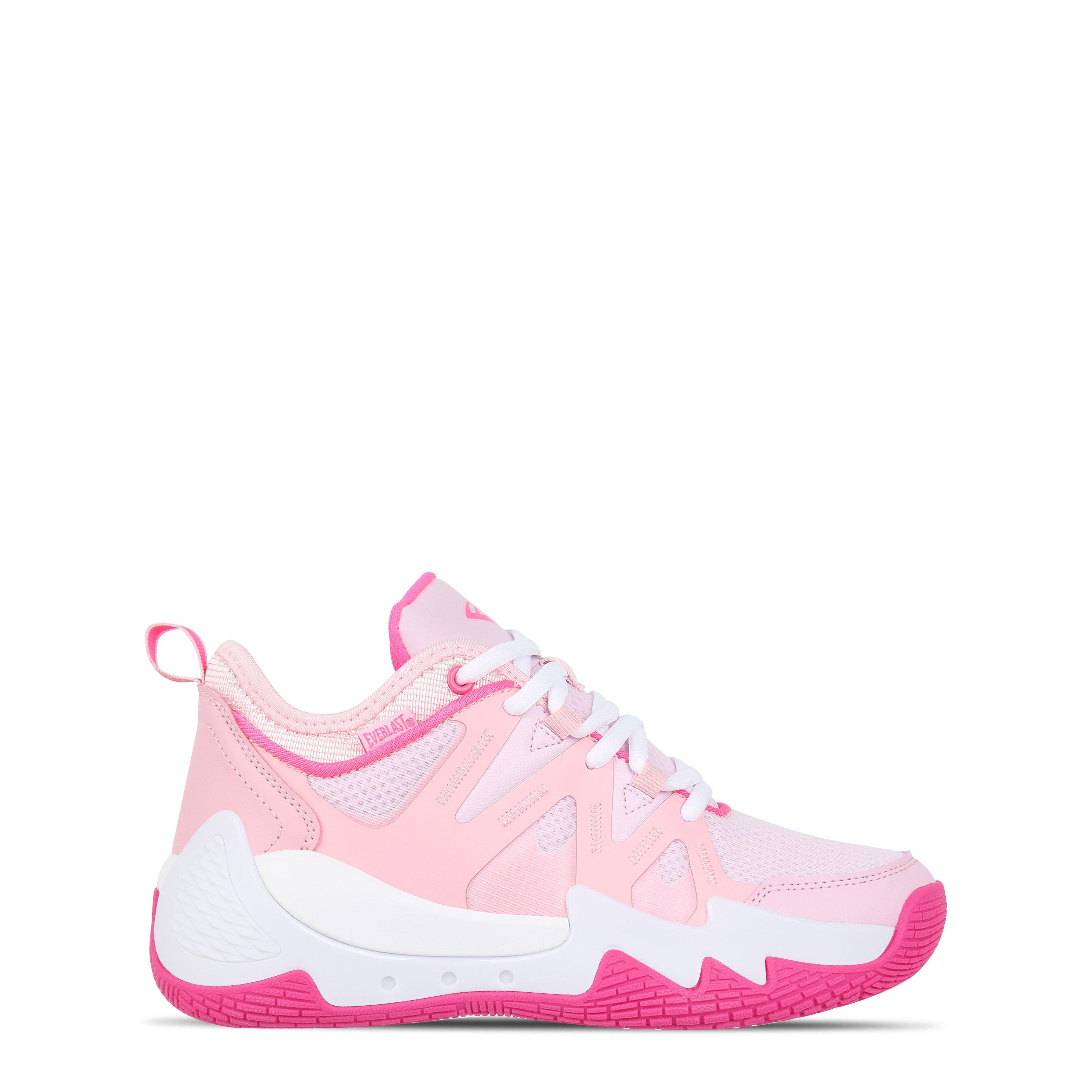 Everlast Boys Kids' Basketball Trainers - Pink/White - 3 (35.5)