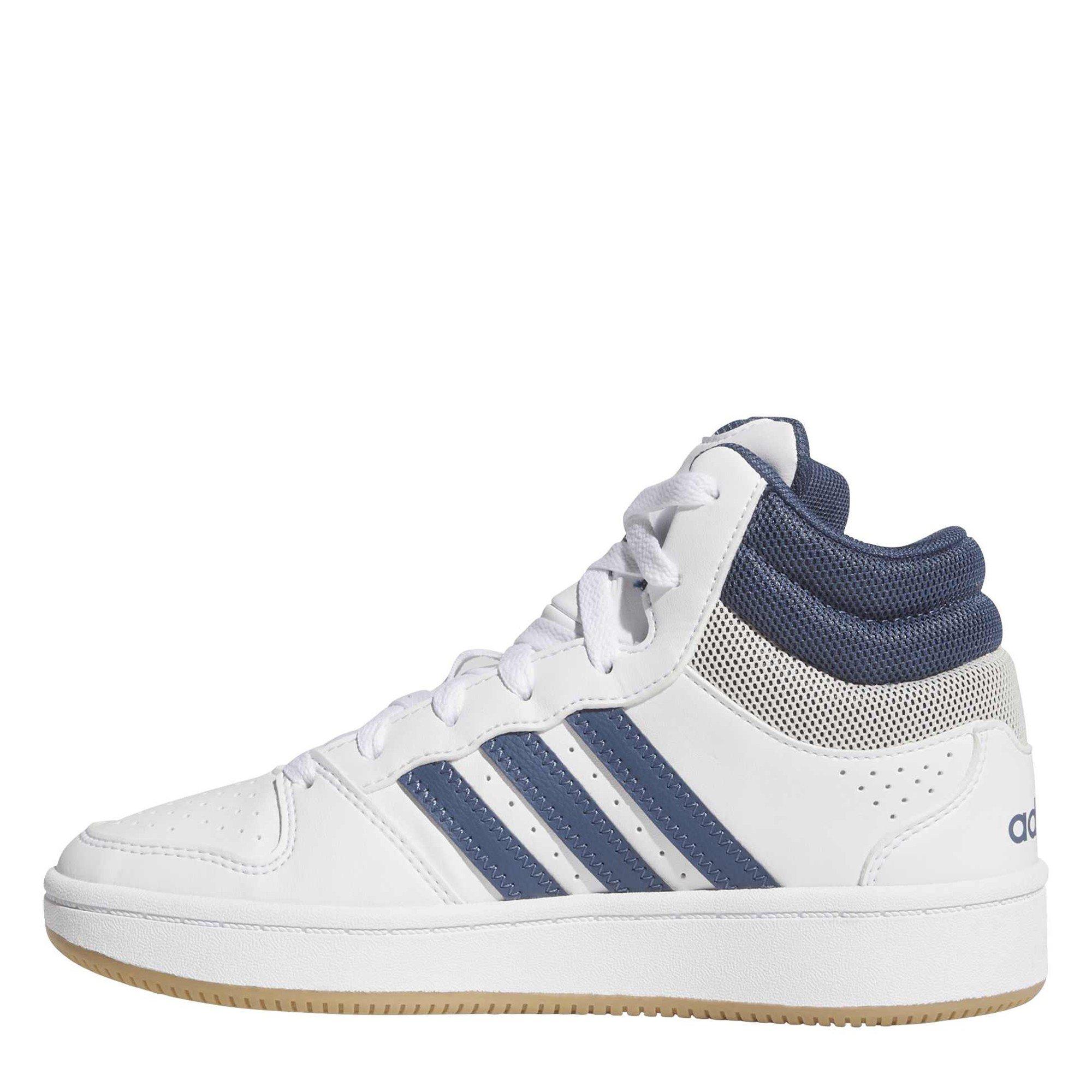 Ftwr White/Prel - adidas - Adidas Hoops Mid Cla Jn99 - 2