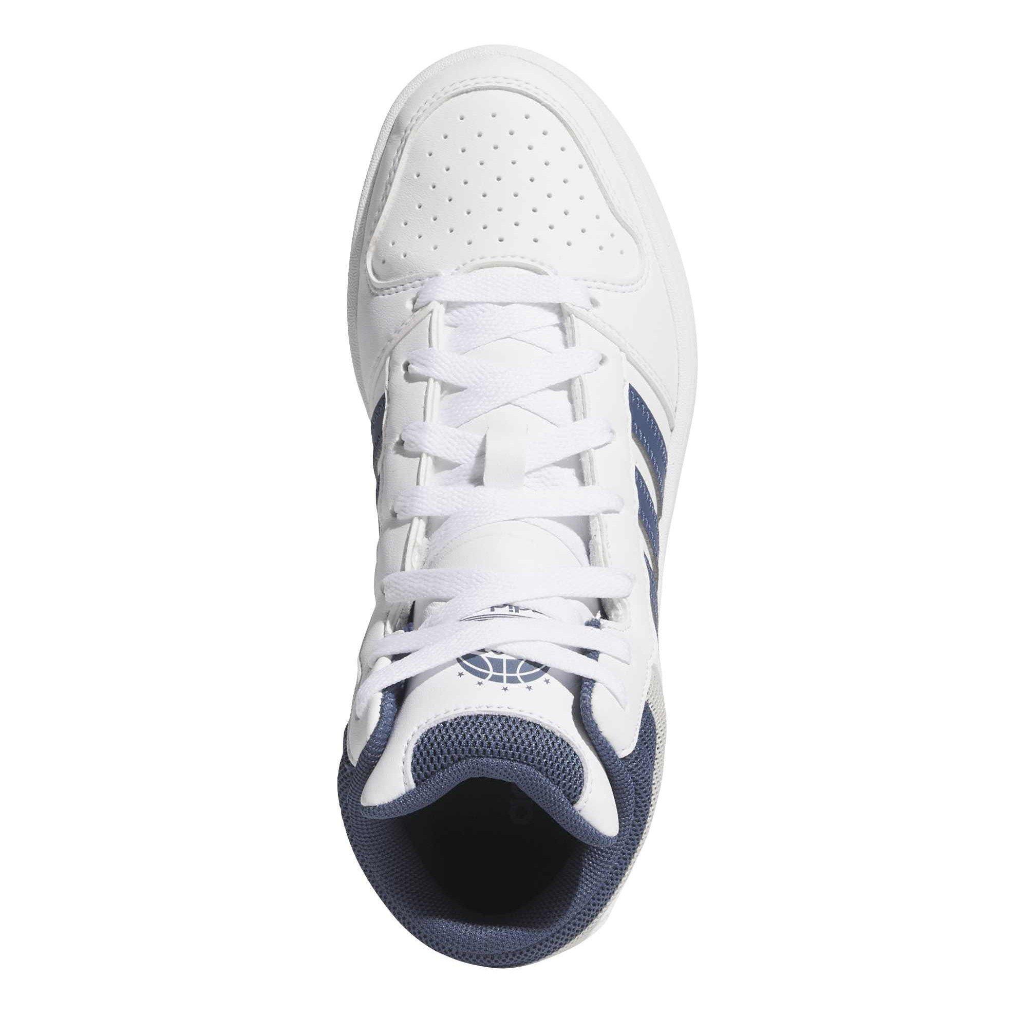 Ftwr White/Prel - adidas - Adidas Hoops Mid Cla Jn99 - 5