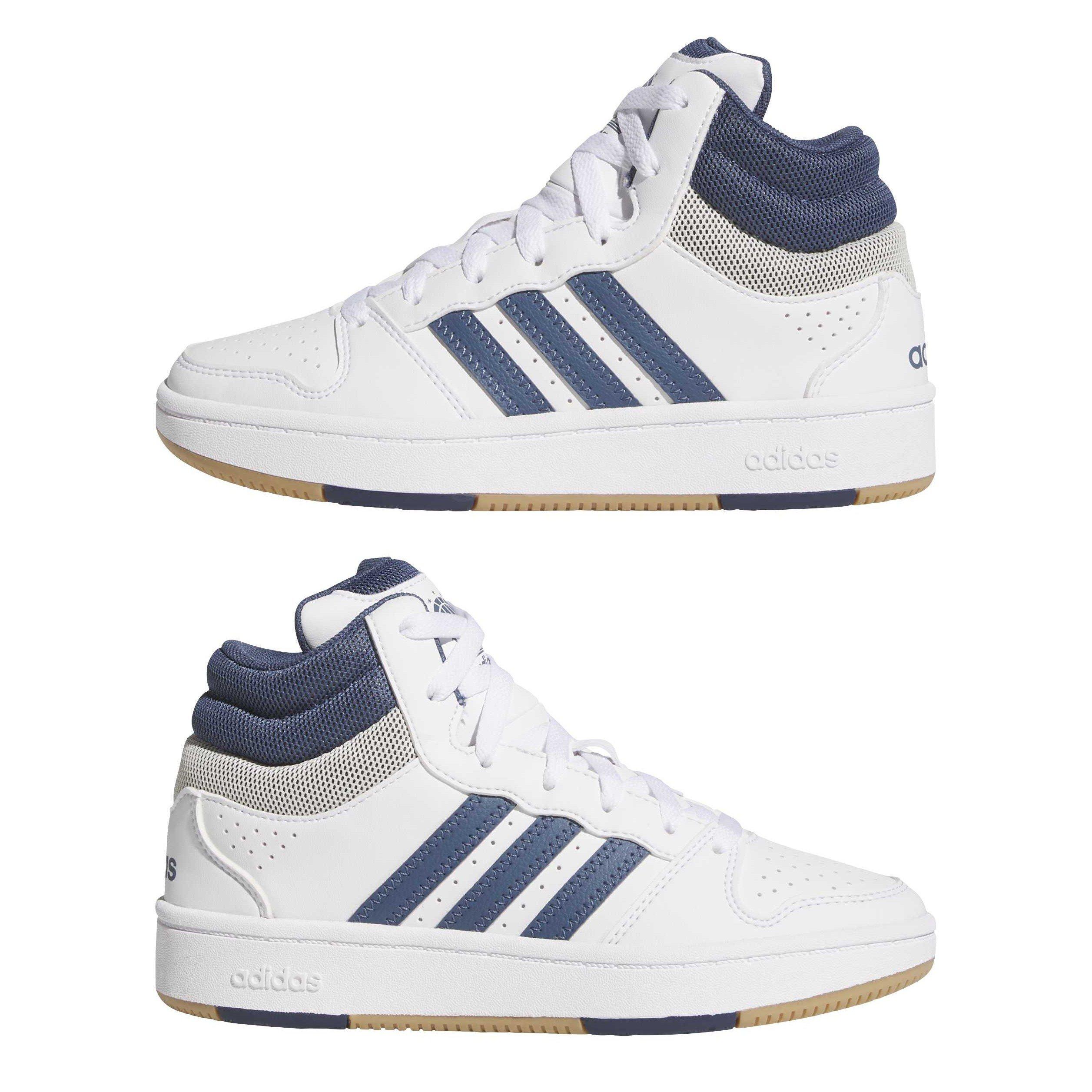 Ftwr White/Prel - adidas - Adidas Hoops Mid Cla Jn99 - 9