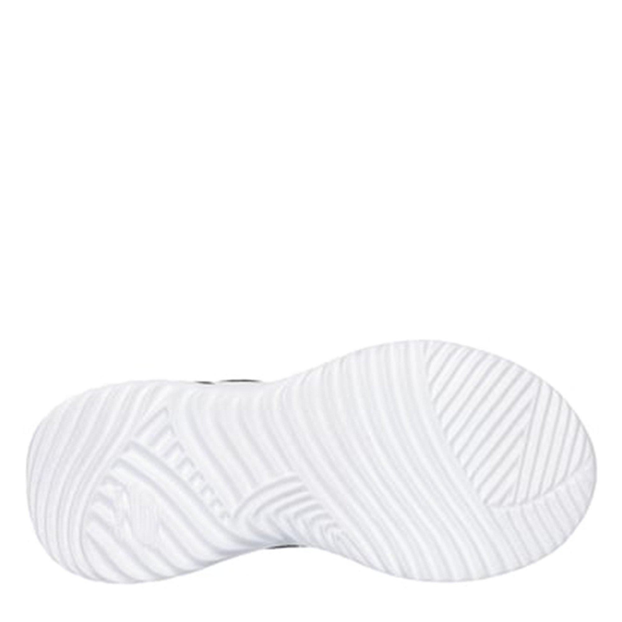 Charcoal/Red - Skechers - Bounder-Tech Slip On Trainers Unisex Kids - 5