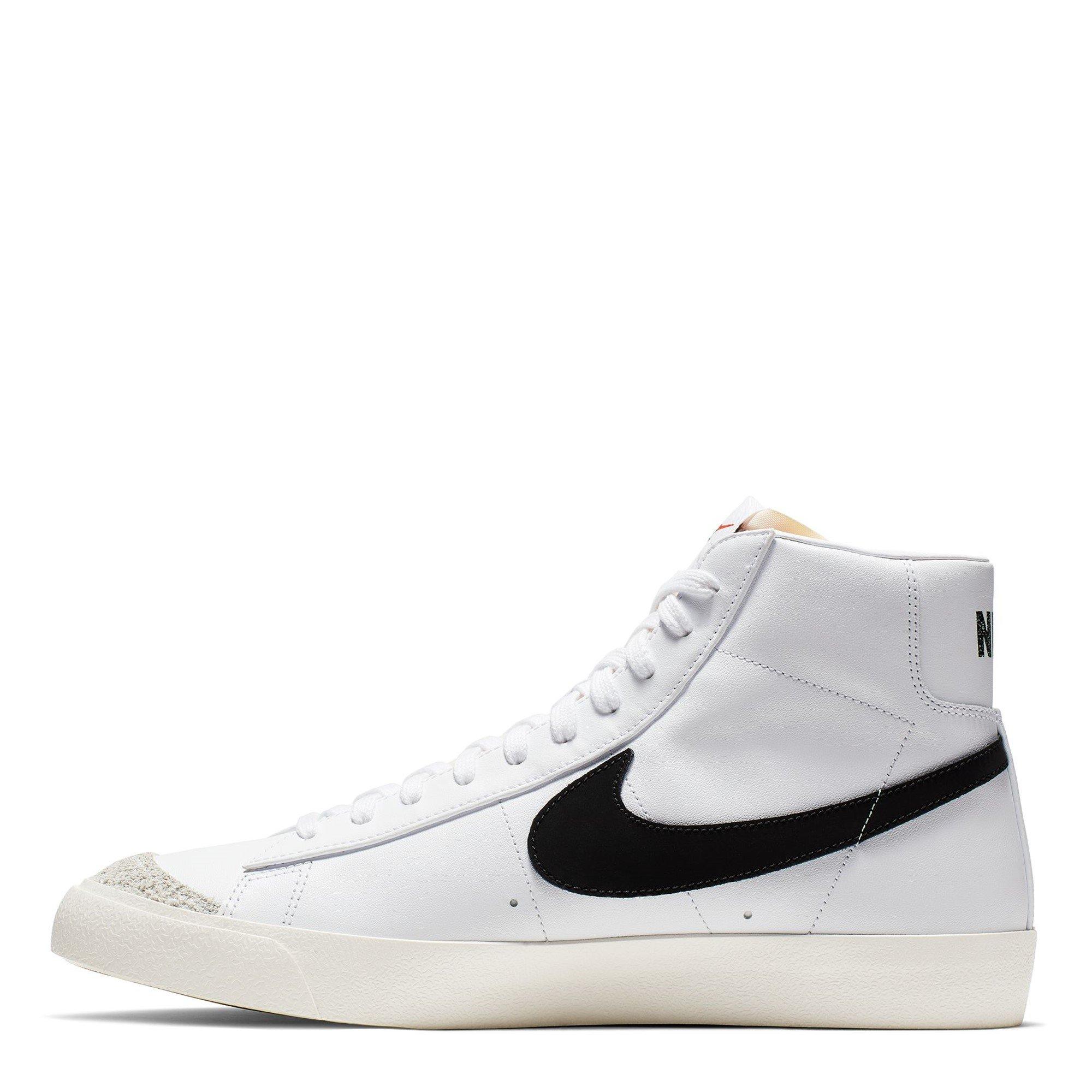 White/Black - Nike - Nike Blazer Mid 77 Vintage Shoes Juniors - 2
