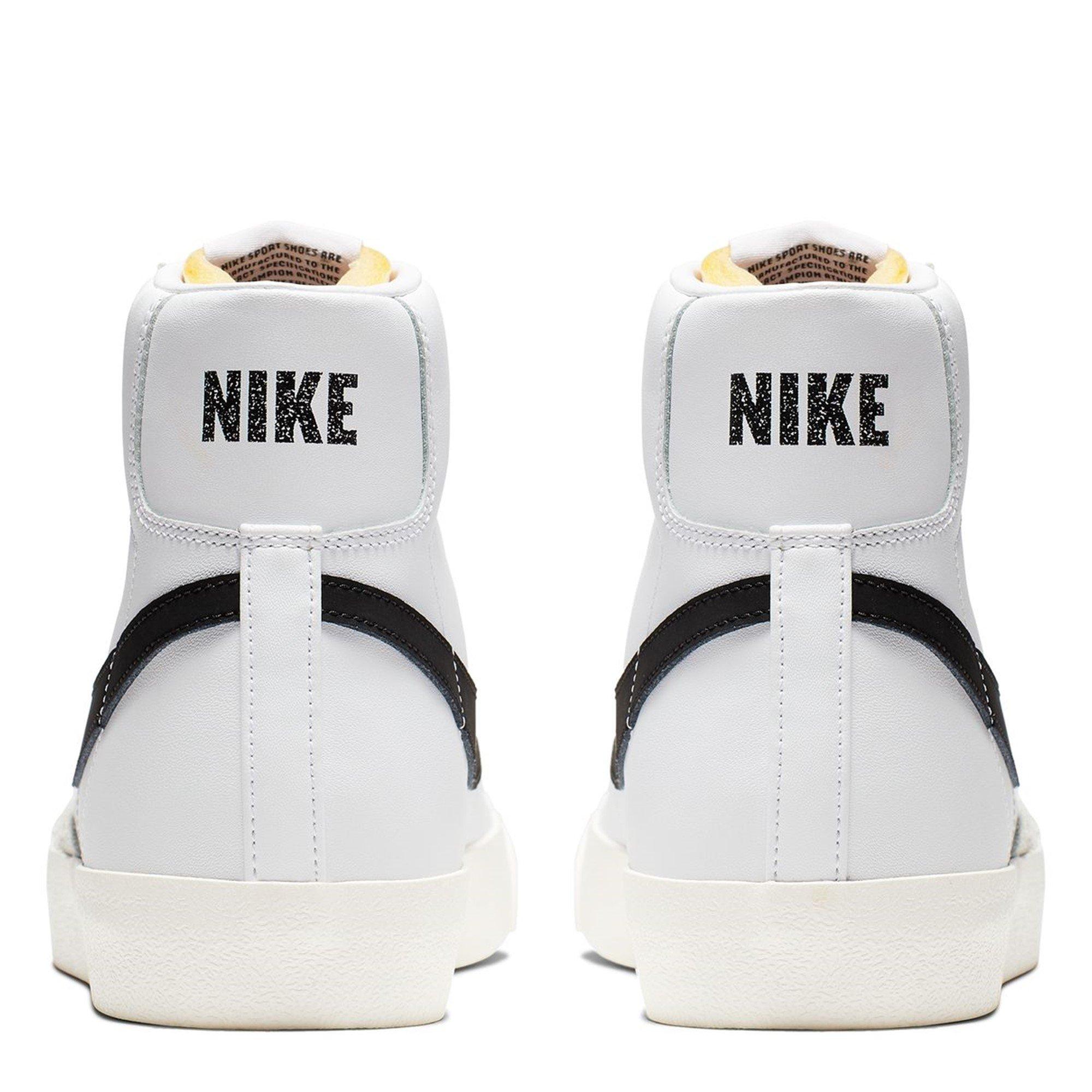 White/Black - Nike - Nike Blazer Mid 77 Vintage Shoes Juniors - 4