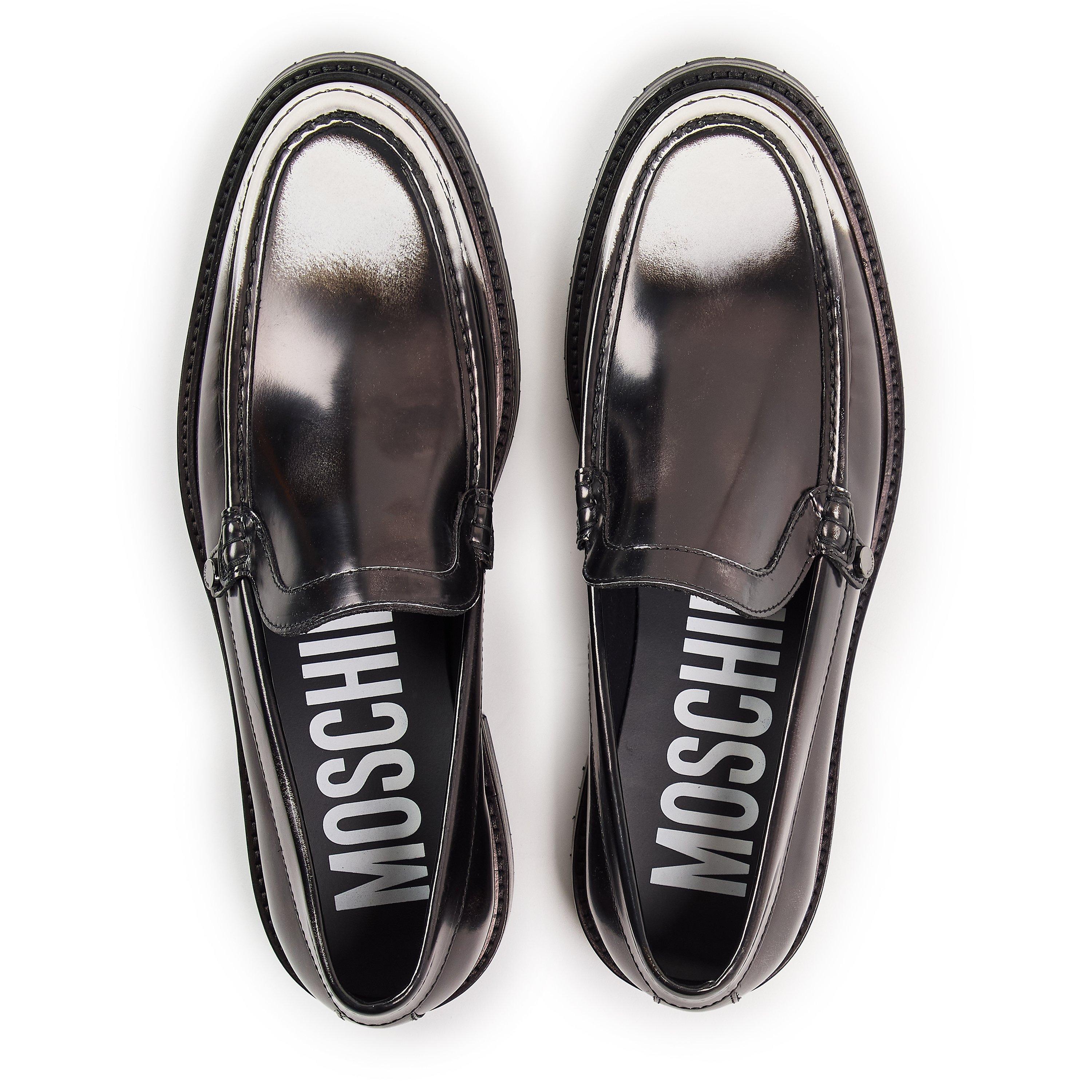 Brown - Moschino - Unisex Kids' Loafers - 4