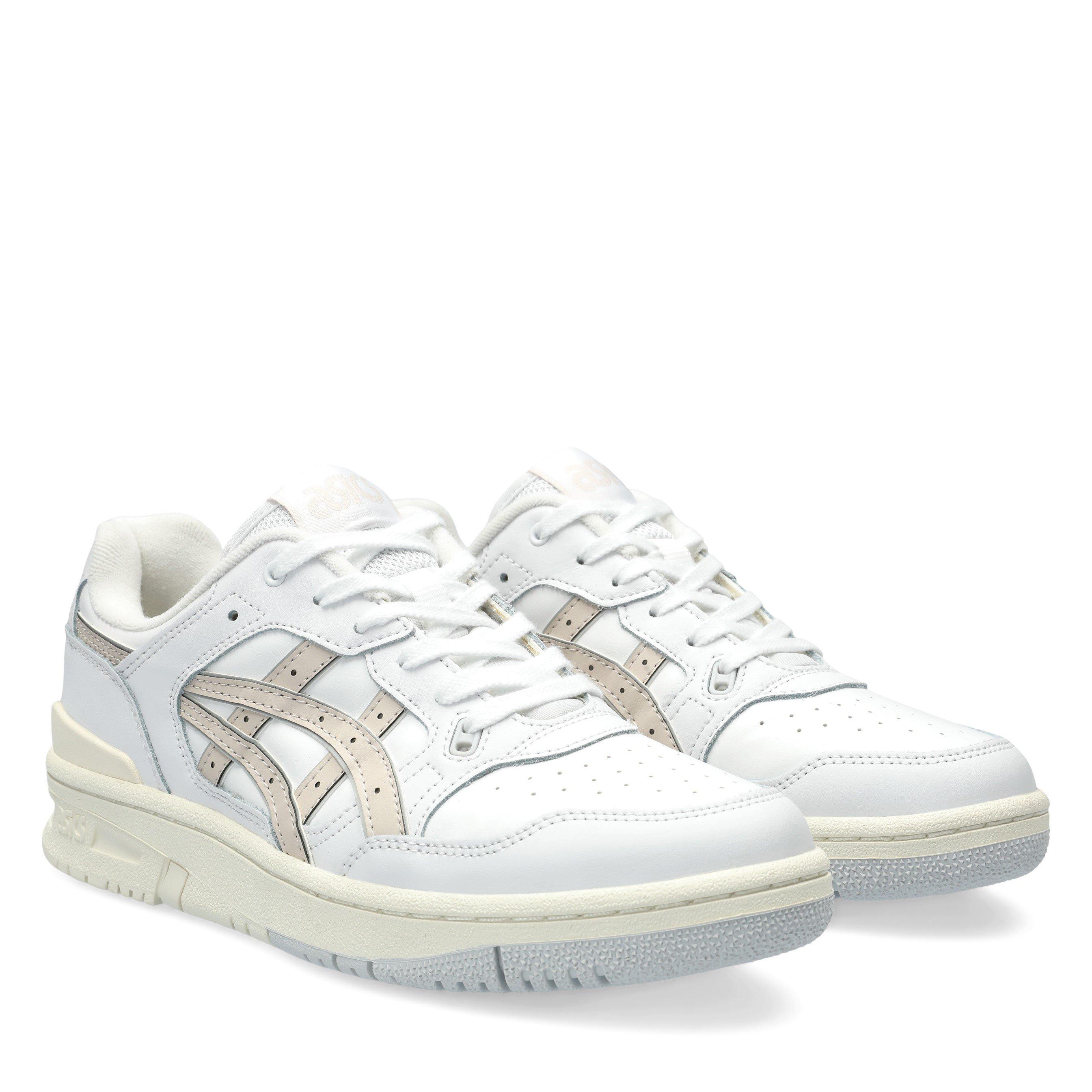Bianco/Beige - Asics - Unisex Kids' Casual Low-Top Trainers - 4