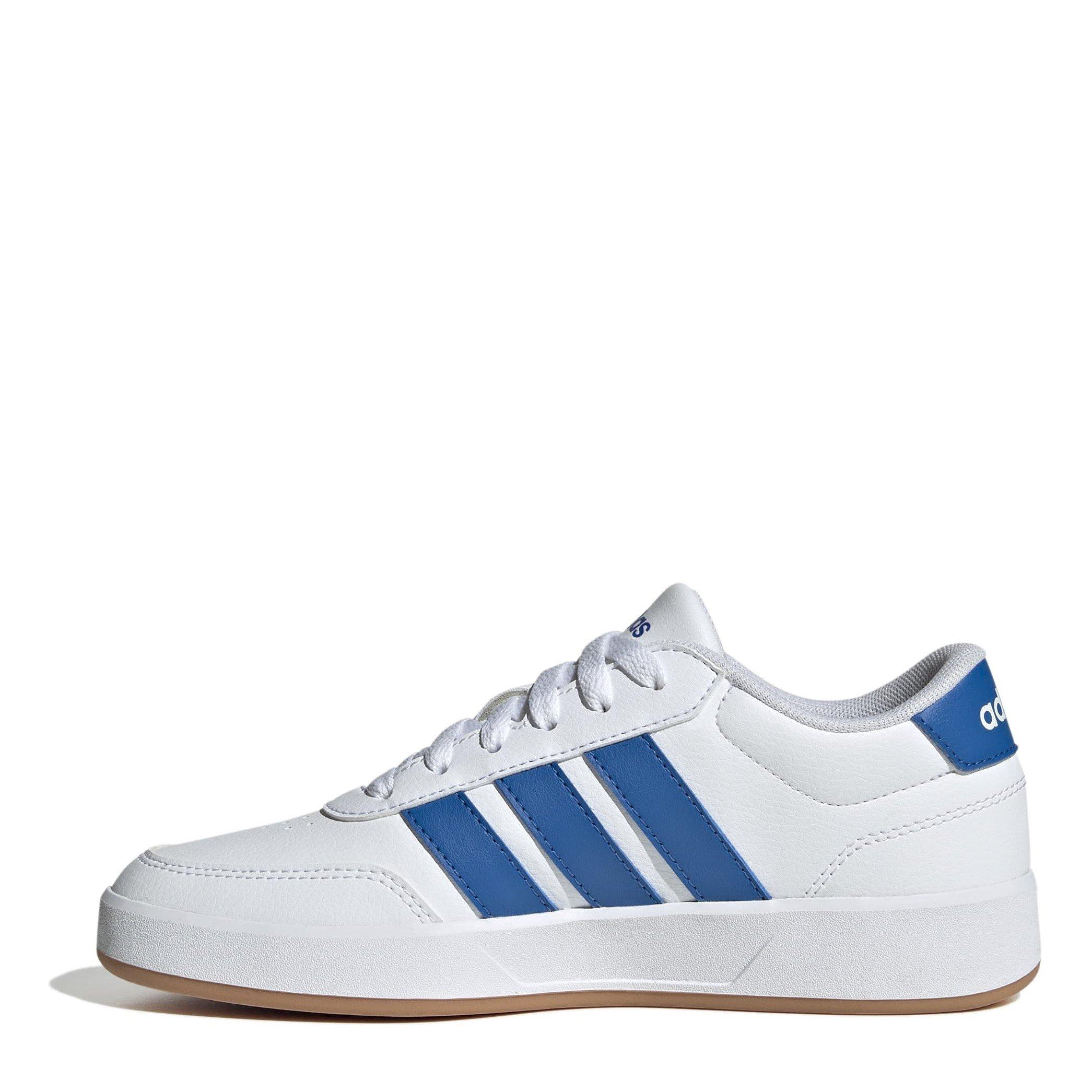 White/Royal/Wht - adidas - Kids' Breaknet Court Trainers - 2