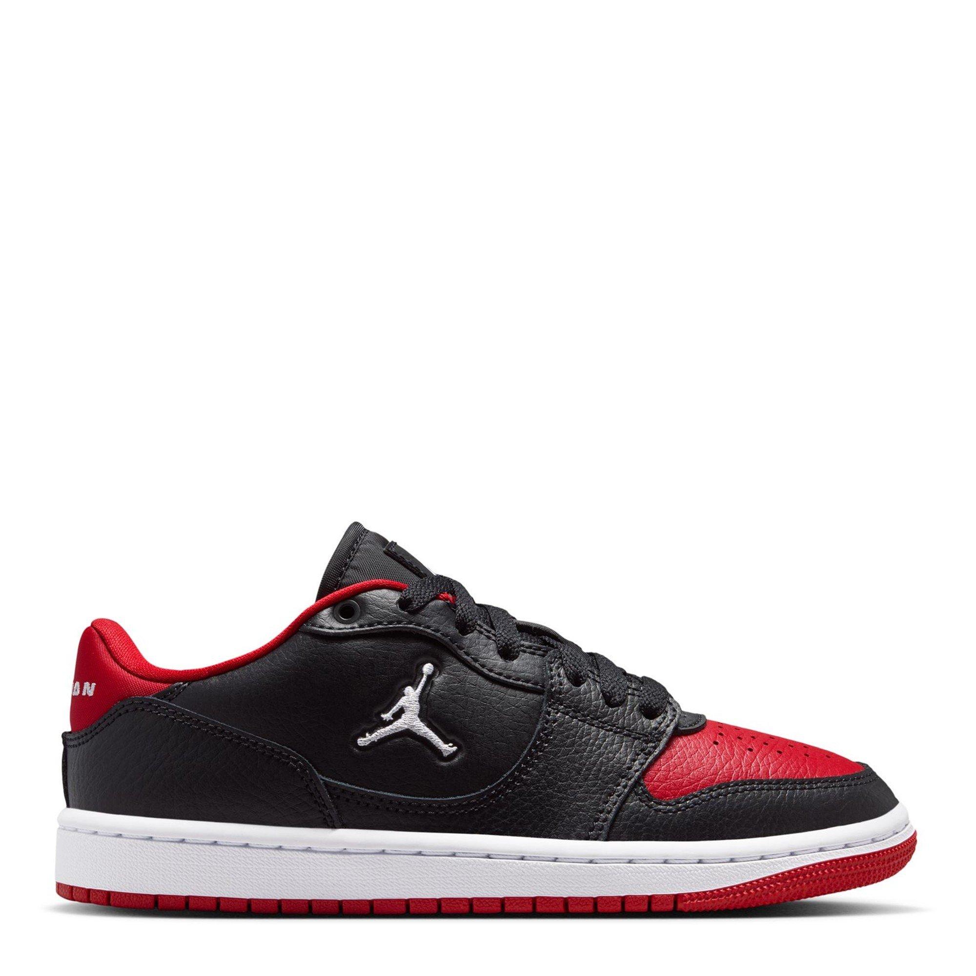 Black/Red - Air Jordan - Kids' Low-Top Trainers - 1