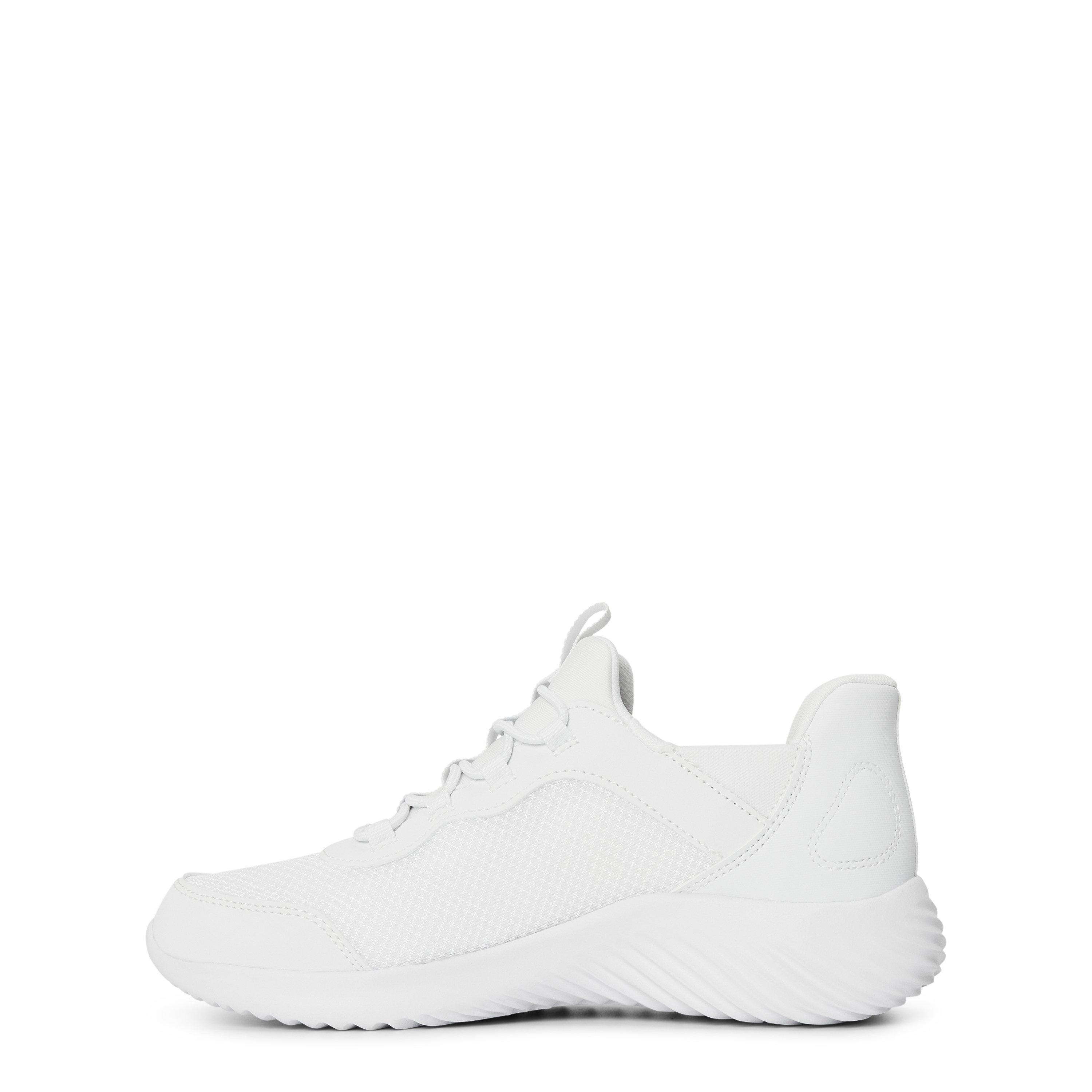 White - Skechers - Bounder - Brisk-Burst Slip On Trainers Unisex Kids - 2