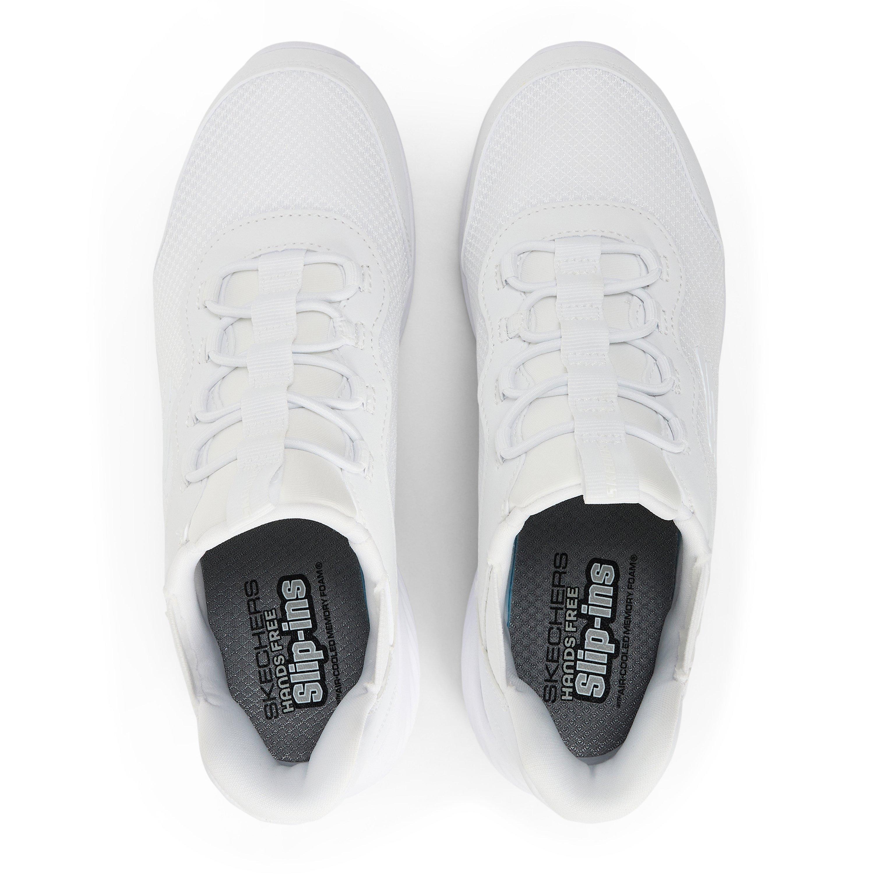 Branco - Skechers - Bounder - Brisk-Burst Slip On Trainers Unisex Kids - 6