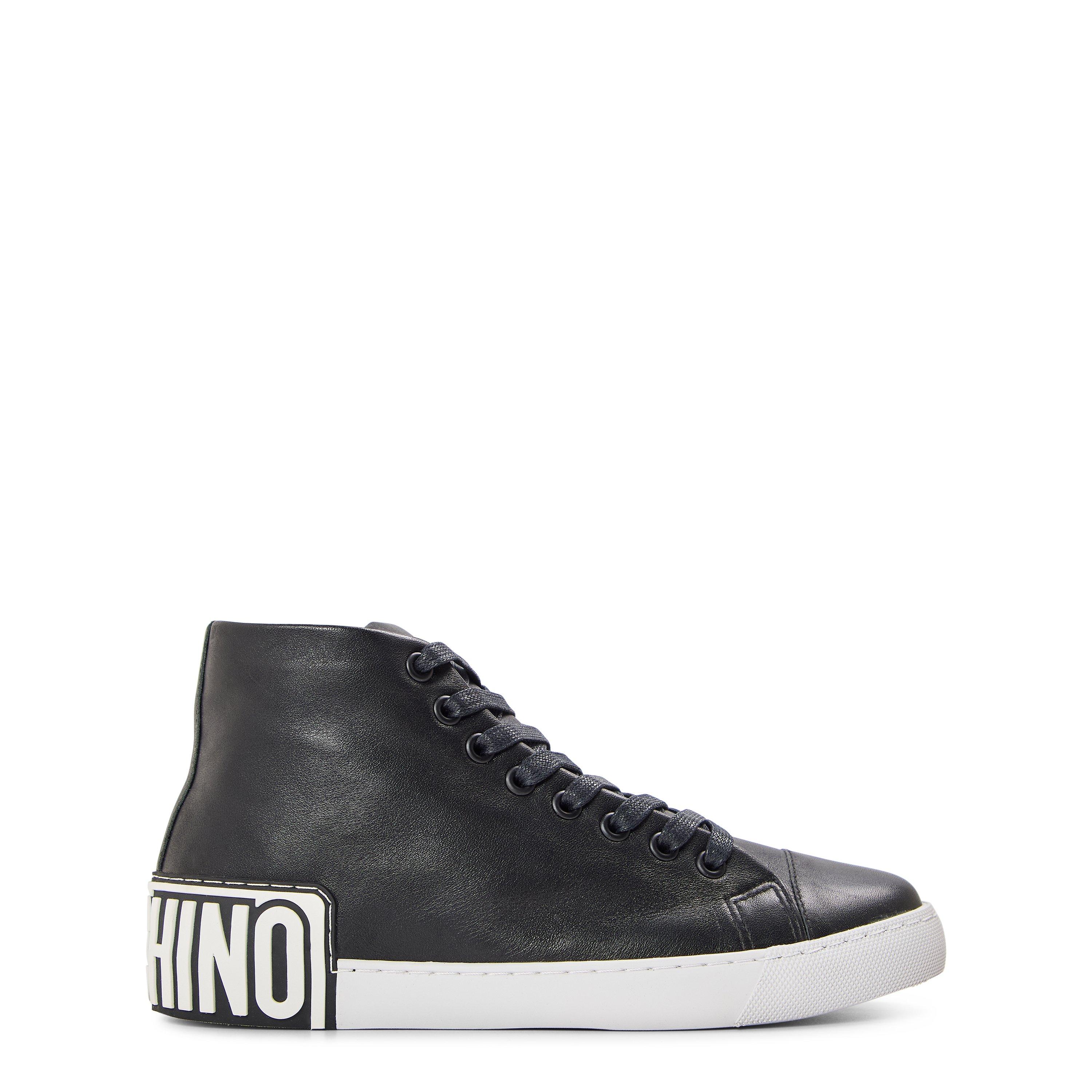 Black - Moschino - Unisex Kids' Court Trainers - 1