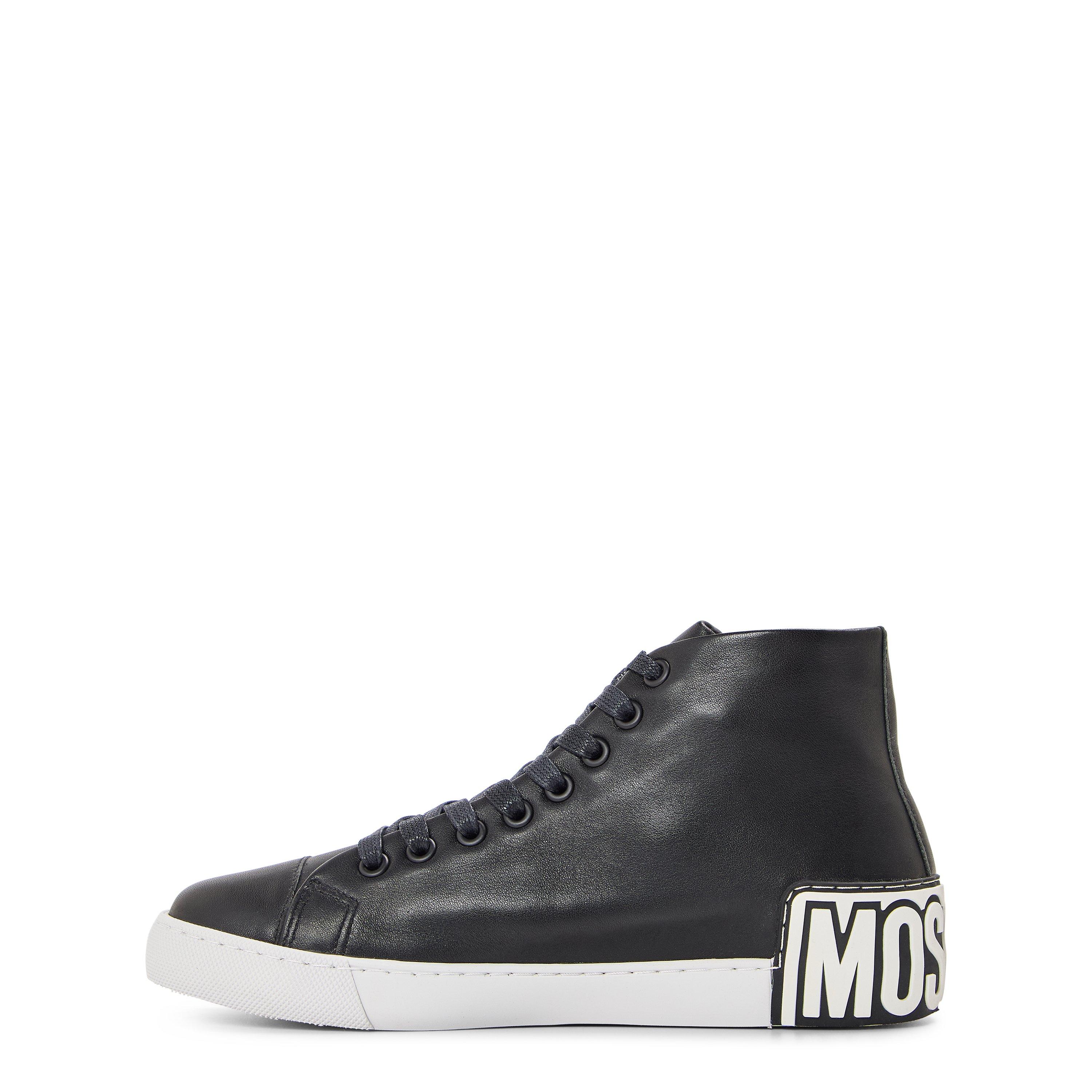 Black - Moschino - Unisex Kids' Court Trainers - 2