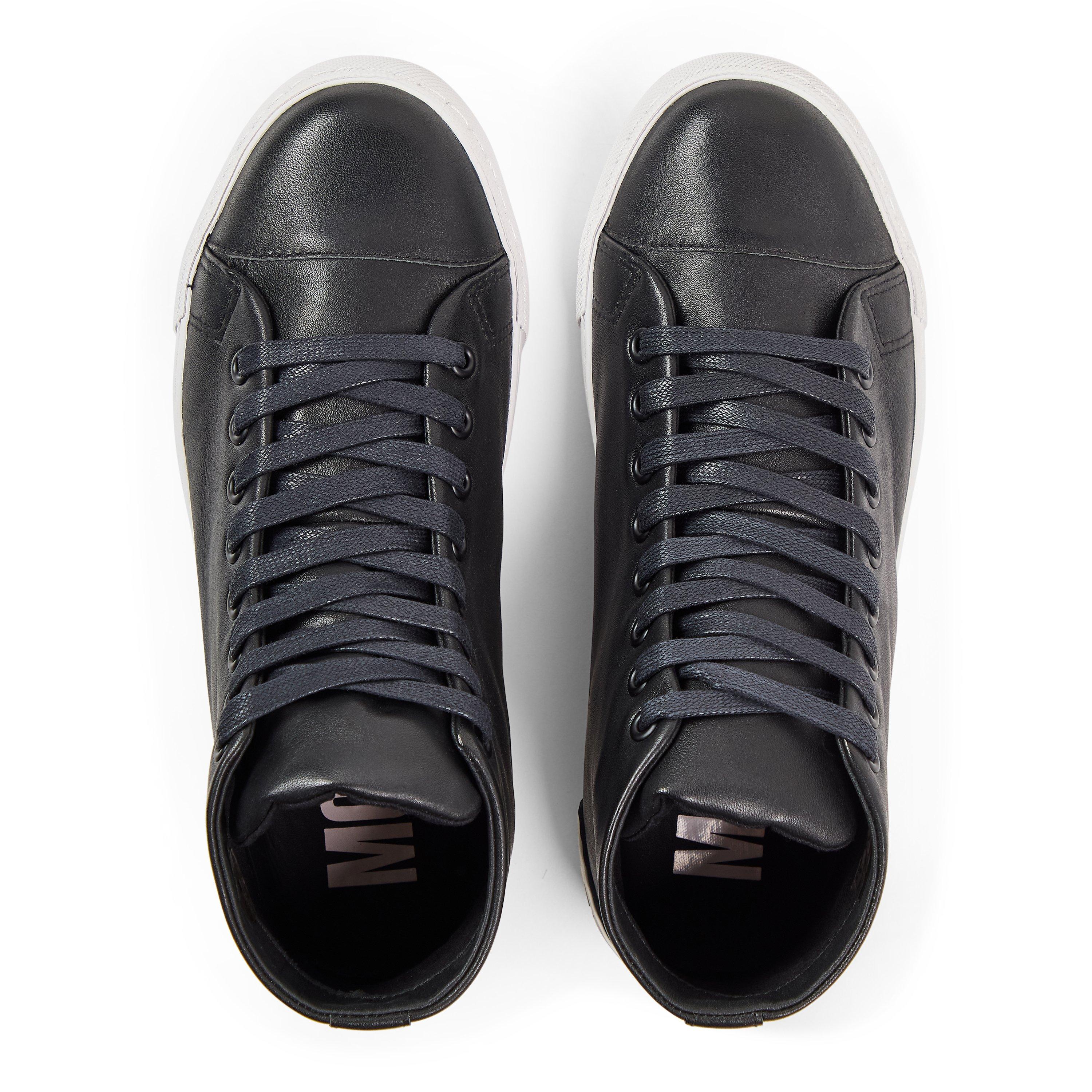 Black - Moschino - Unisex Kids' Court Trainers - 4