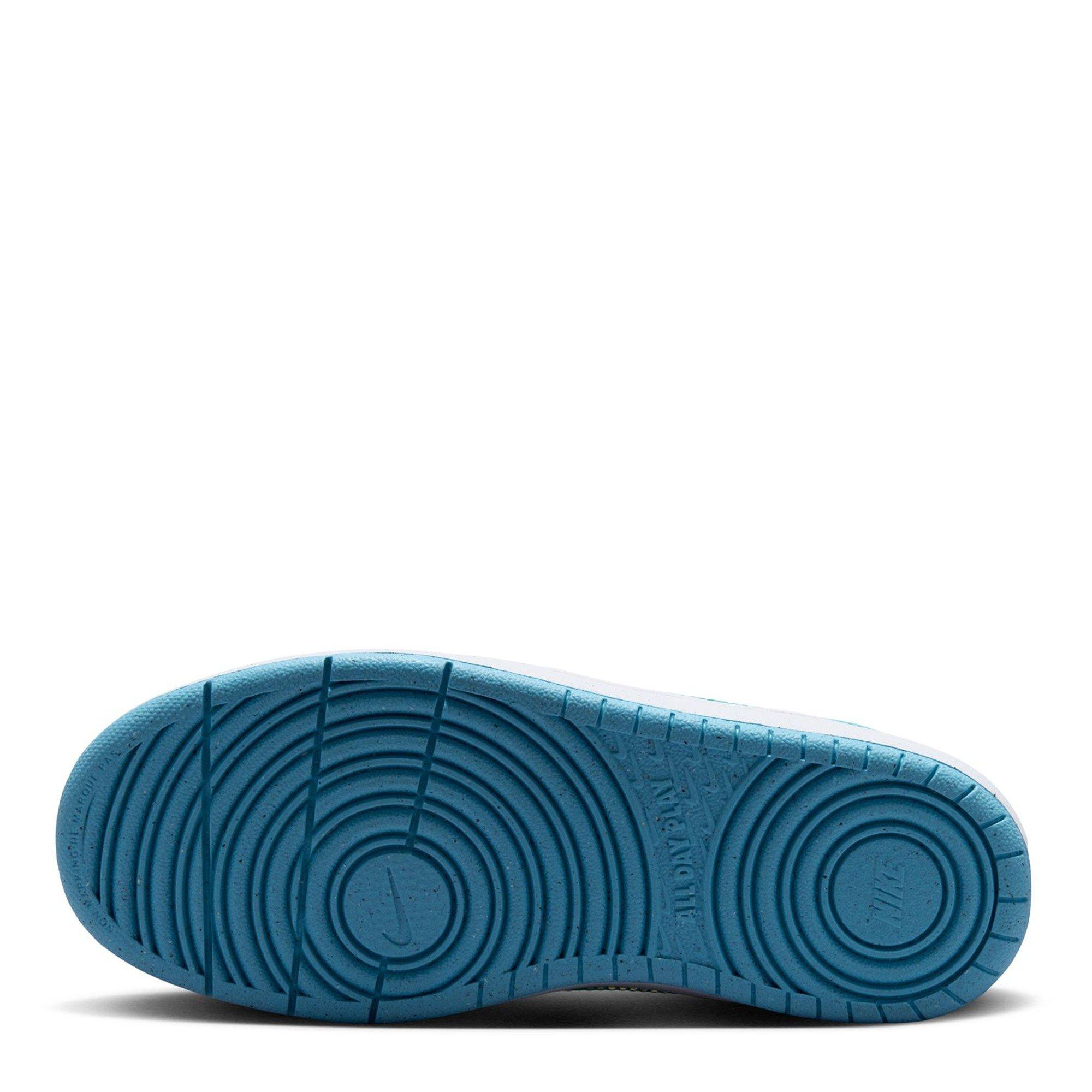 Wht/Energy-Blue - Nike - Kids' Court Borough Low Trainers - 6