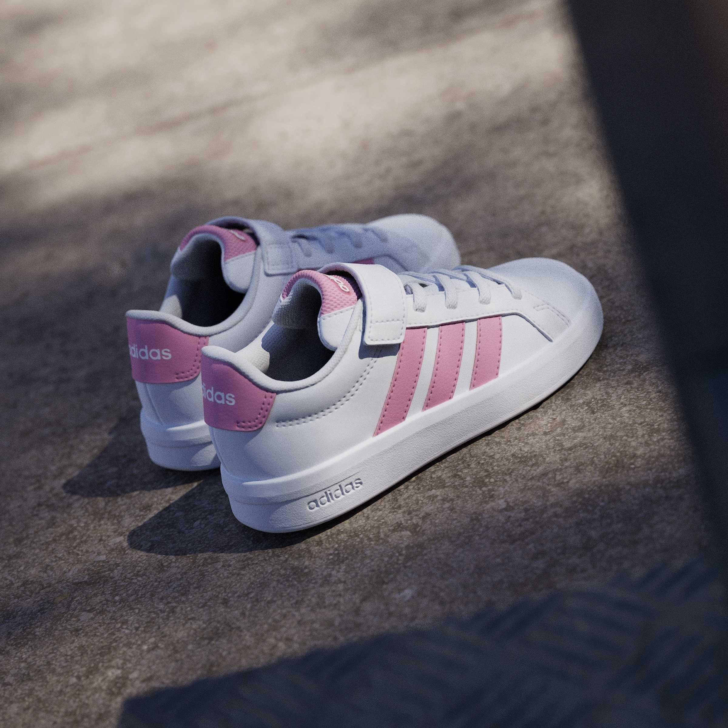 Ftwr White/Blis - adidas - Kids' Grand Court 3.0 Trainers - 13