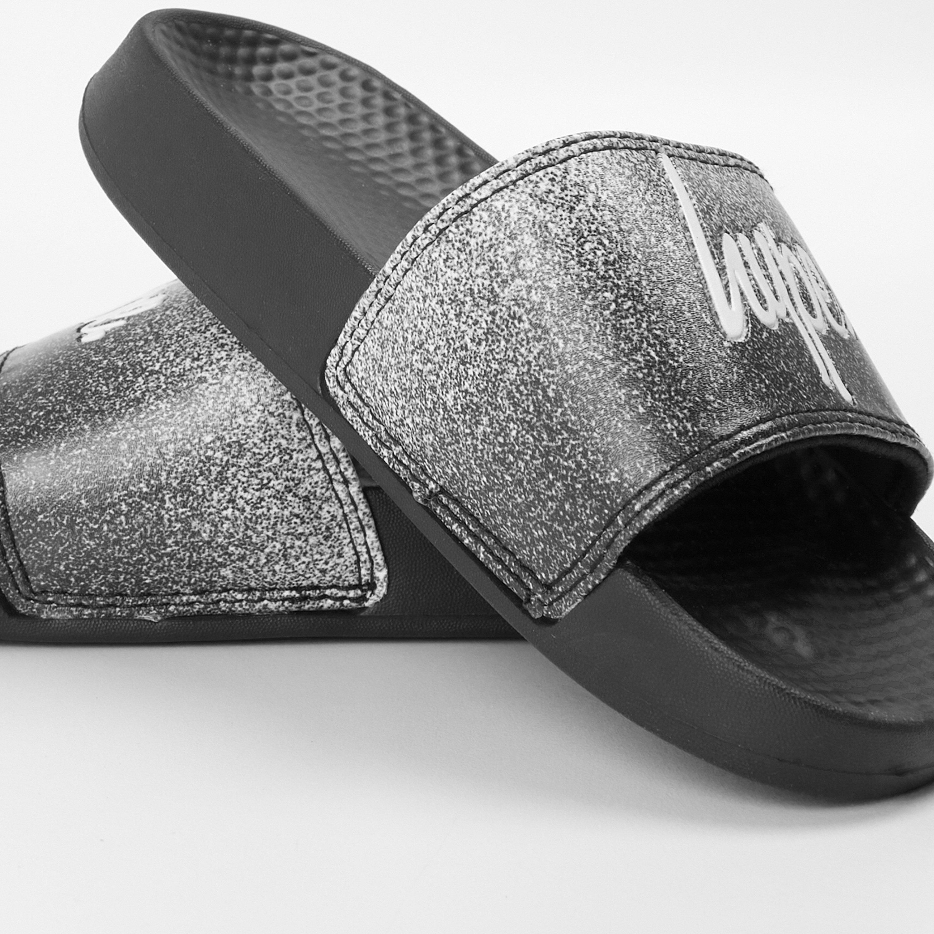 Zwart - Hype - Kids' Speckle Slider Slipper - 3