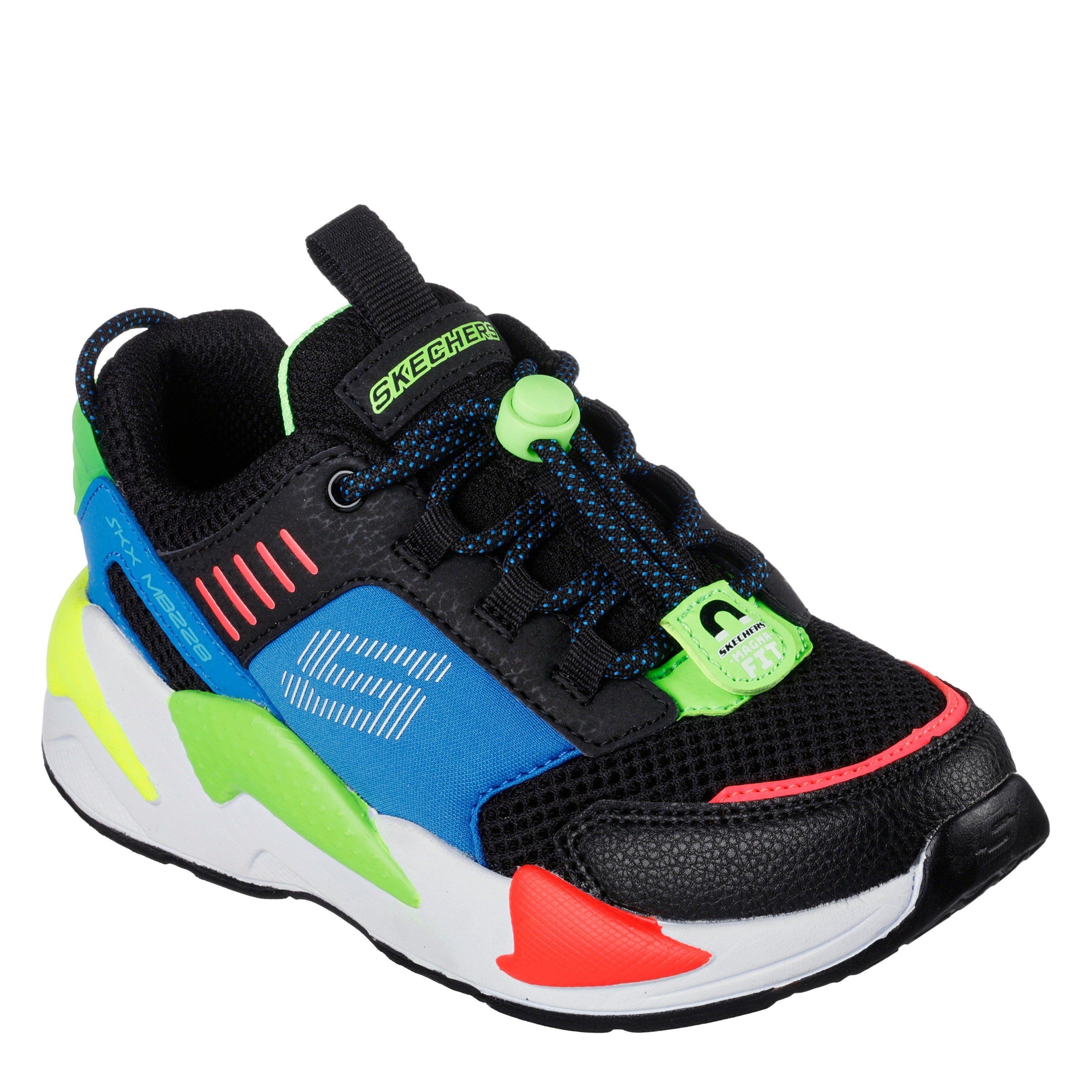 Black/Multi - Skechers - Unisex Kids' Ultrasurge Slip On Trainers - 3