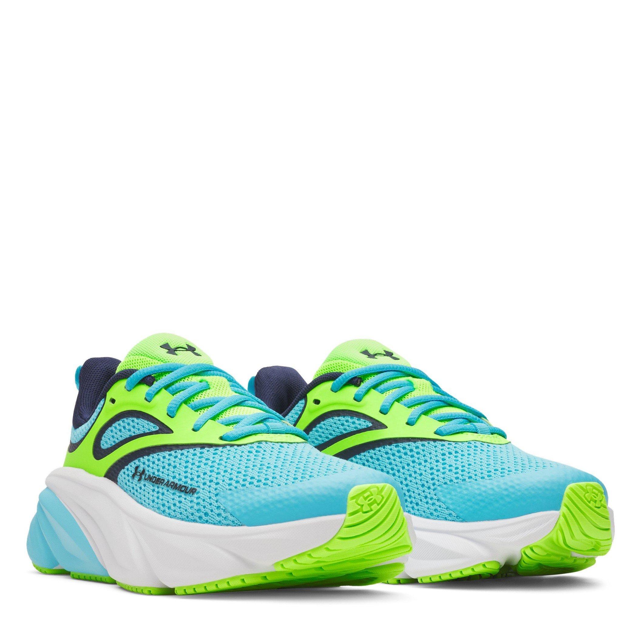 Blu/Green/Navy - Under Armour - UA Charged+ Rogue 6 - 5