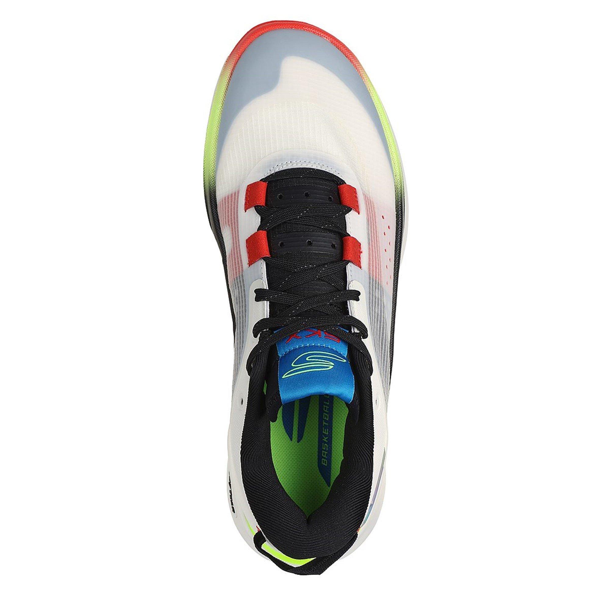 Black/White - Skechers - Durable Mesh Low-Top Trainers - 5