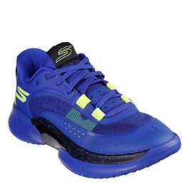 Skechers Durable Mesh Forefoot Lockdown Low Low-Top Trainers Boys
