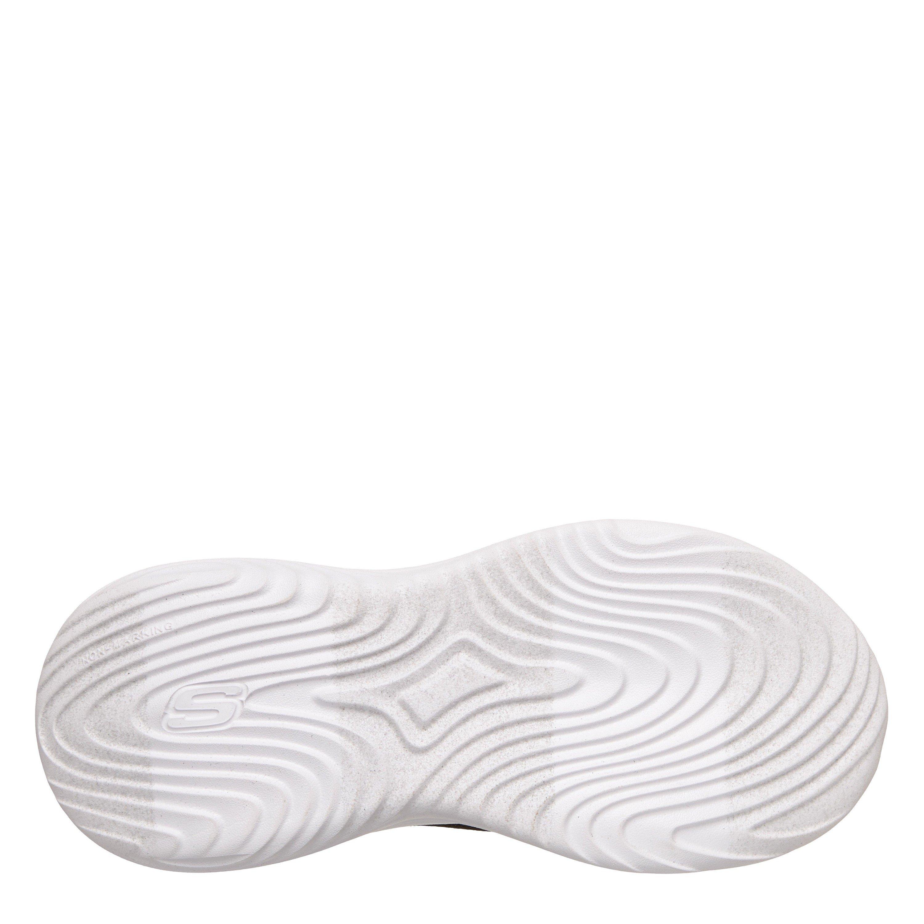 Black/Red - Skechers - Kids Slip On Trainers - 5