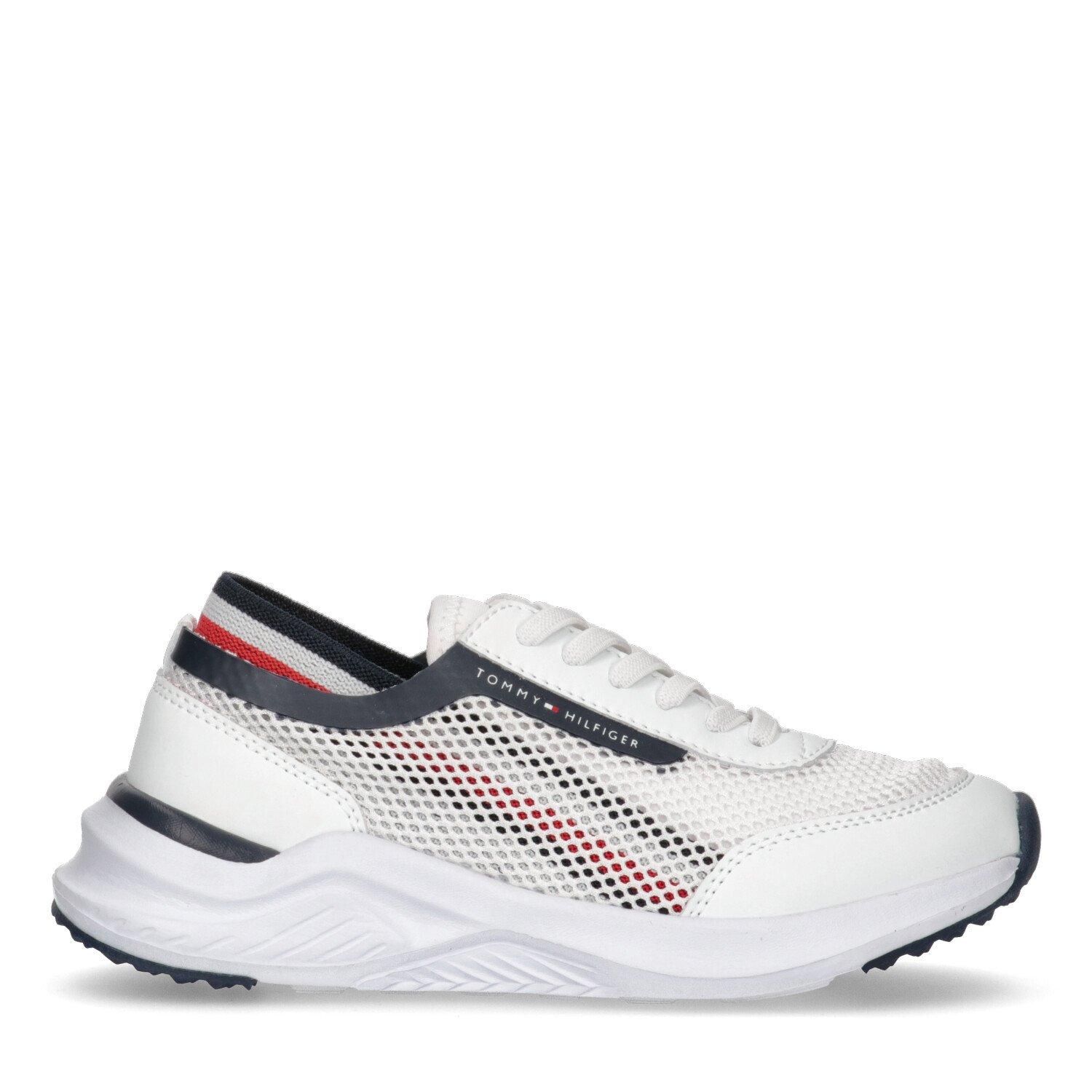 Tommy hilfiger stripe low top trainers hotsell