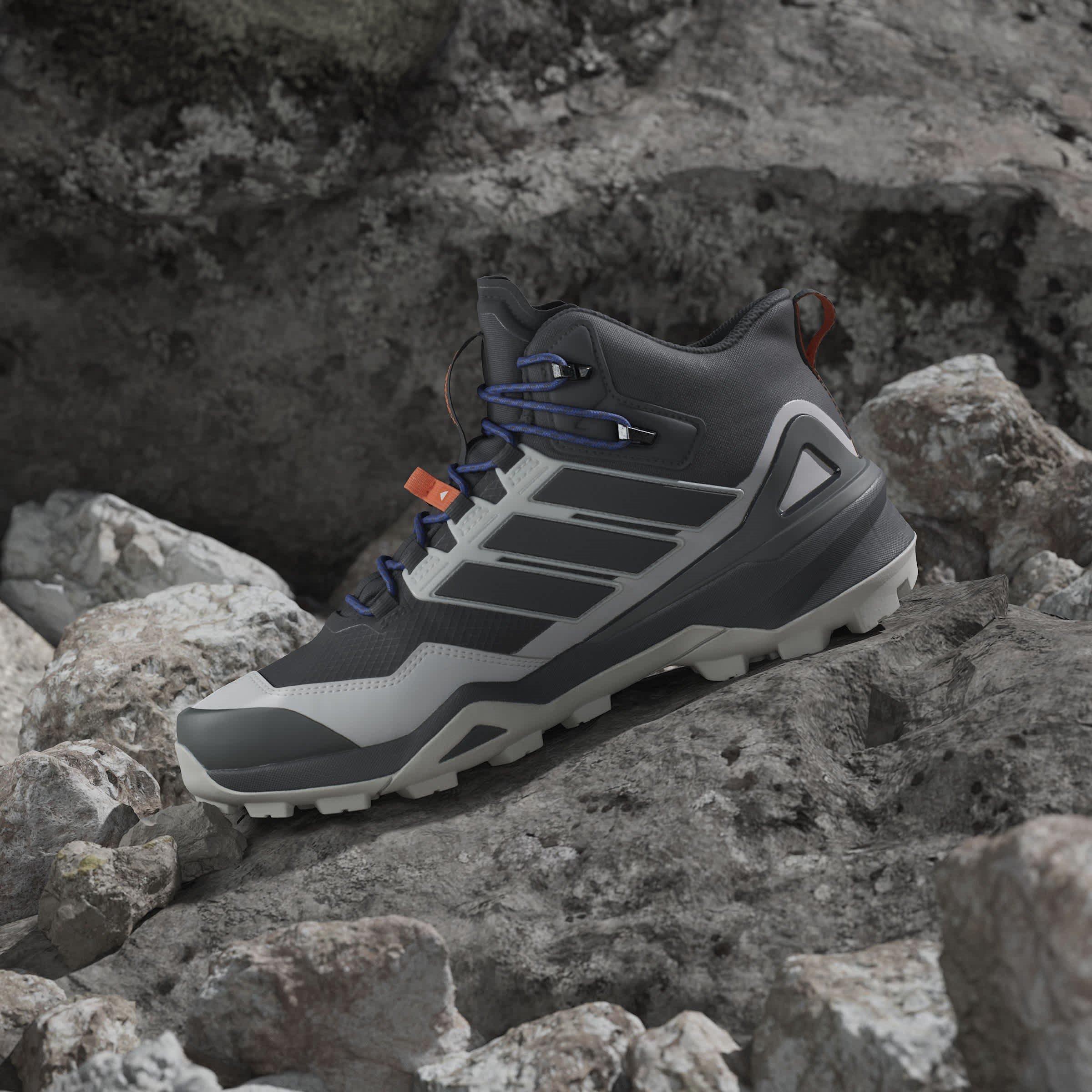Black/Black/Gry - adidas - Kids' Non-Waterproof Hiking Boots - 14