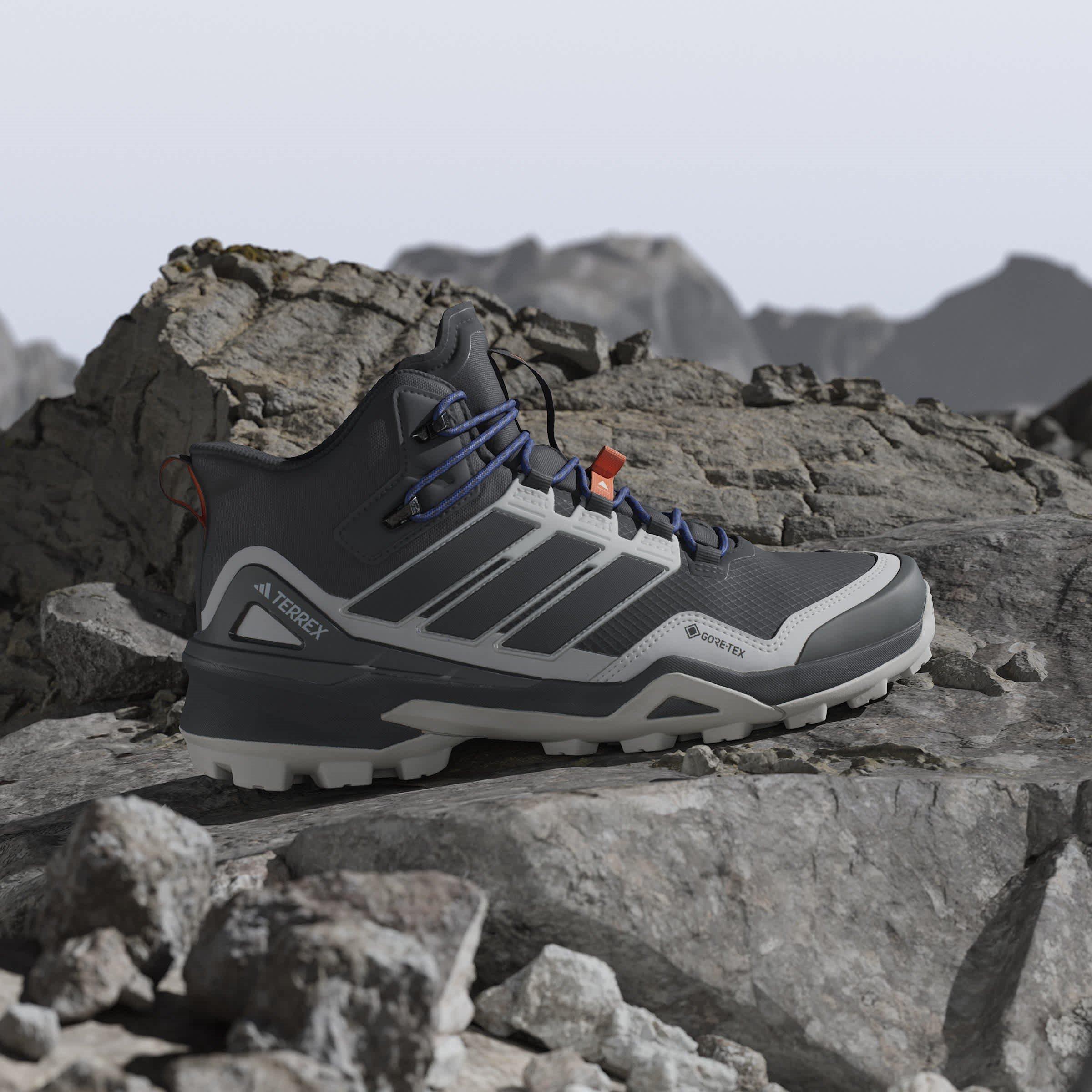 Black/Black/Gry - adidas - Kids' Non-Waterproof Hiking Boots - 10