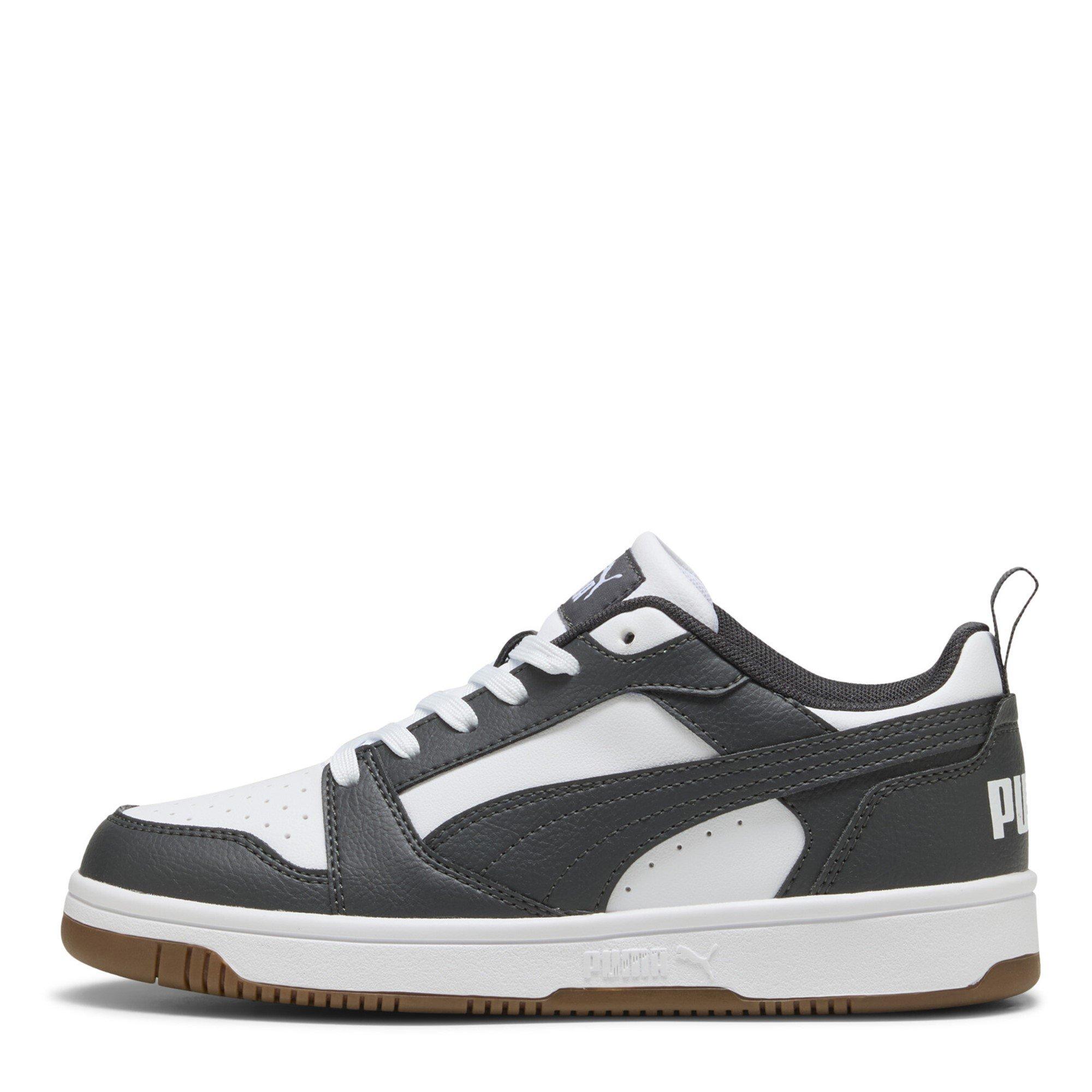 Grey/White - Puma - Rebound V6 Low Junior - 2
