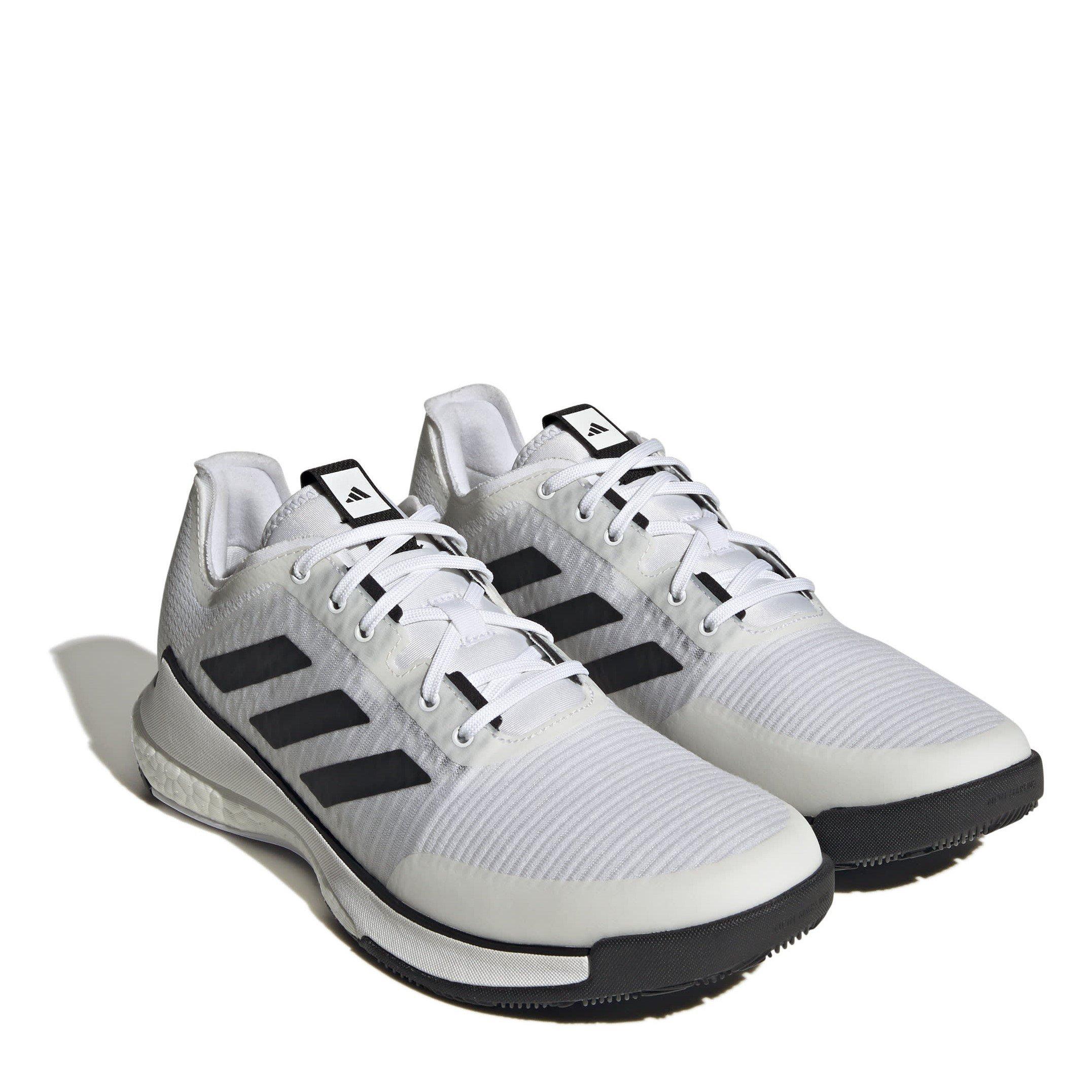 Ftwr White/Core - adidas - Crazyflight M Hockey Shoes Unisex Kids - 3