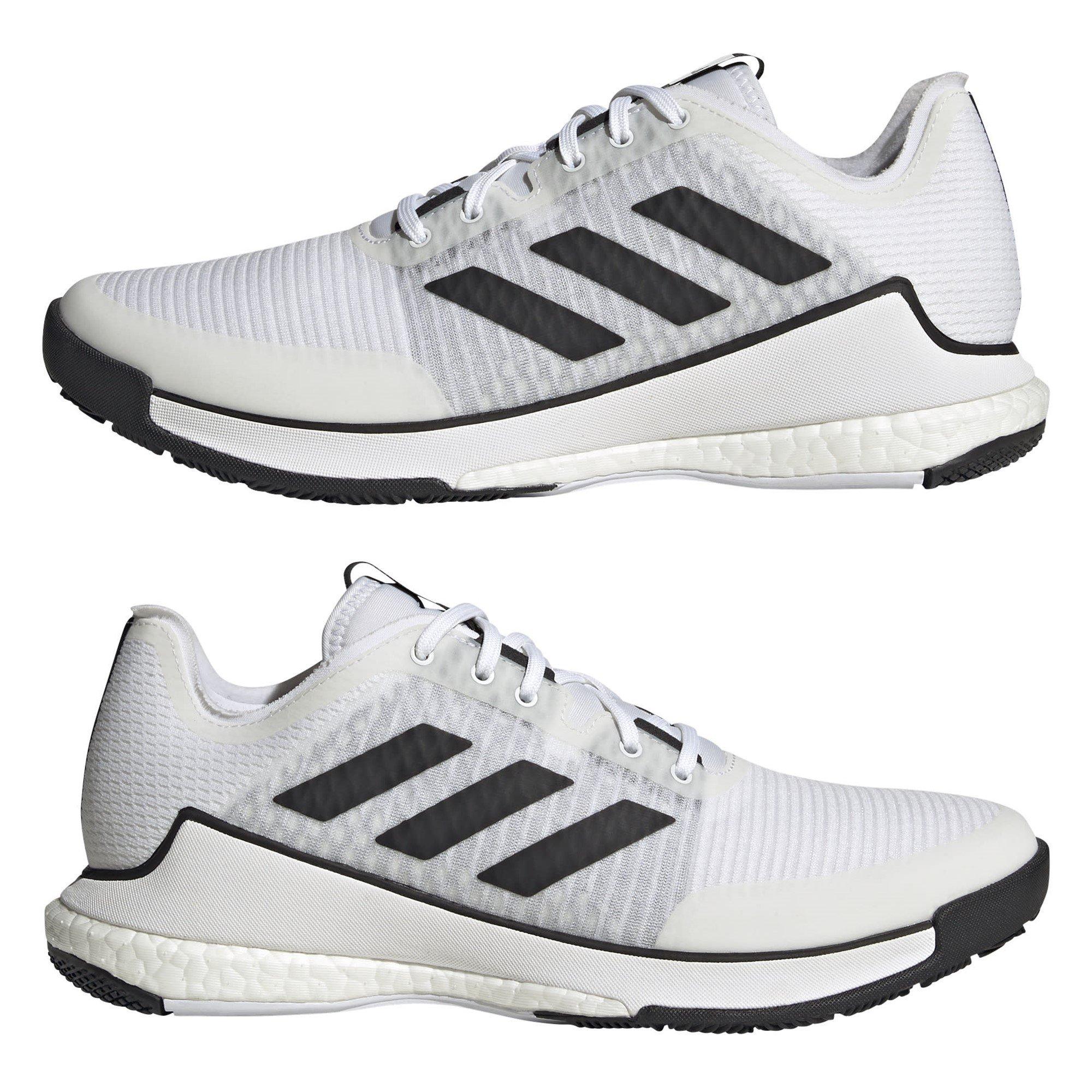 Ftwr White/Core - adidas - Crazyflight M Hockey Shoes Unisex Kids - 9