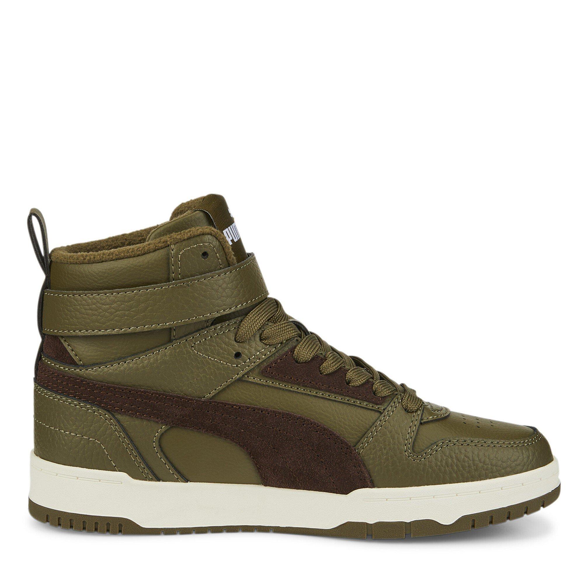 Olive Brwn - Puma - Rbd Game Wtr Jr High-Top Trainers Unisex Kids - 4