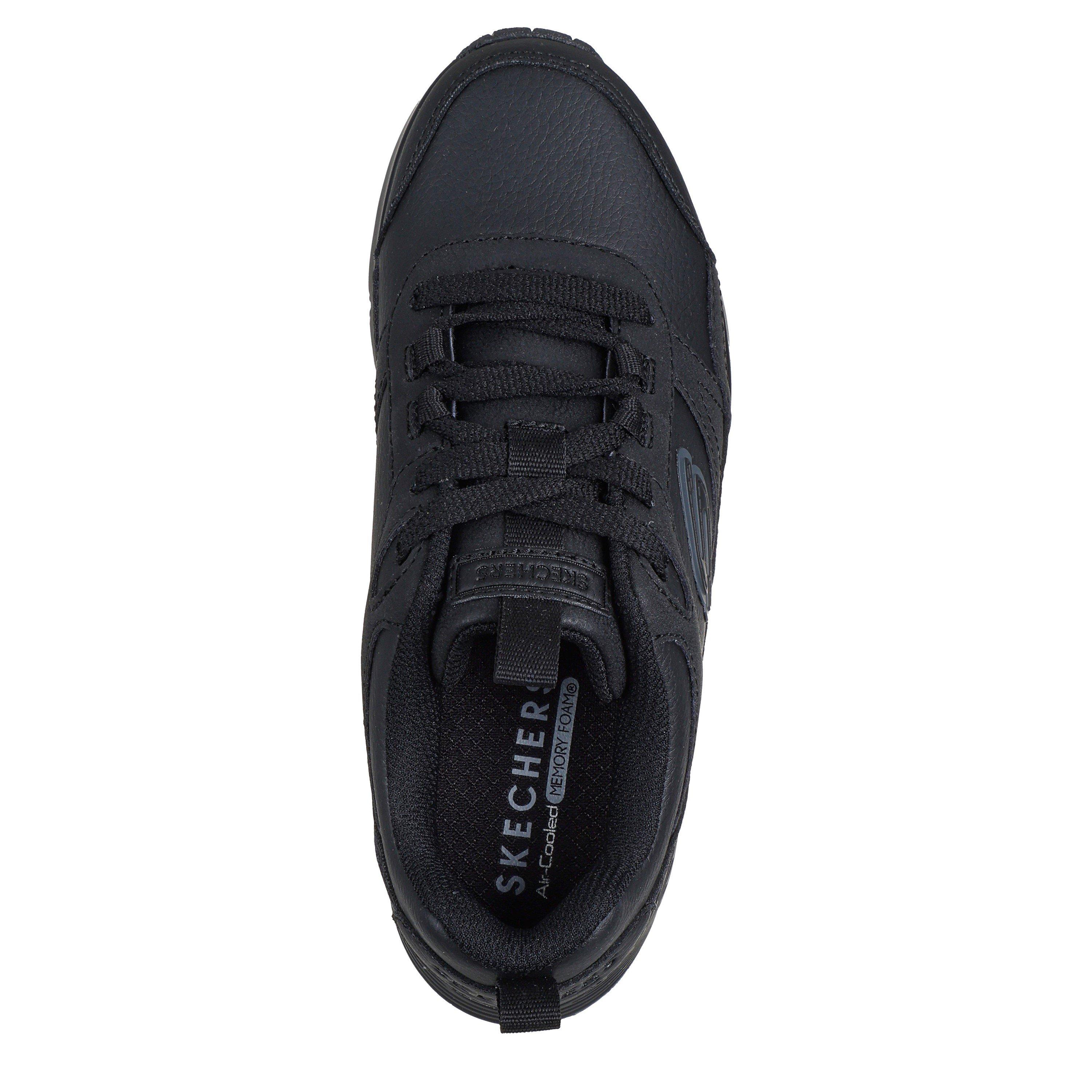 Zwart - Skechers - Monochromatic Lace Up Sneaker W Ove Court Trainers Boys - 5