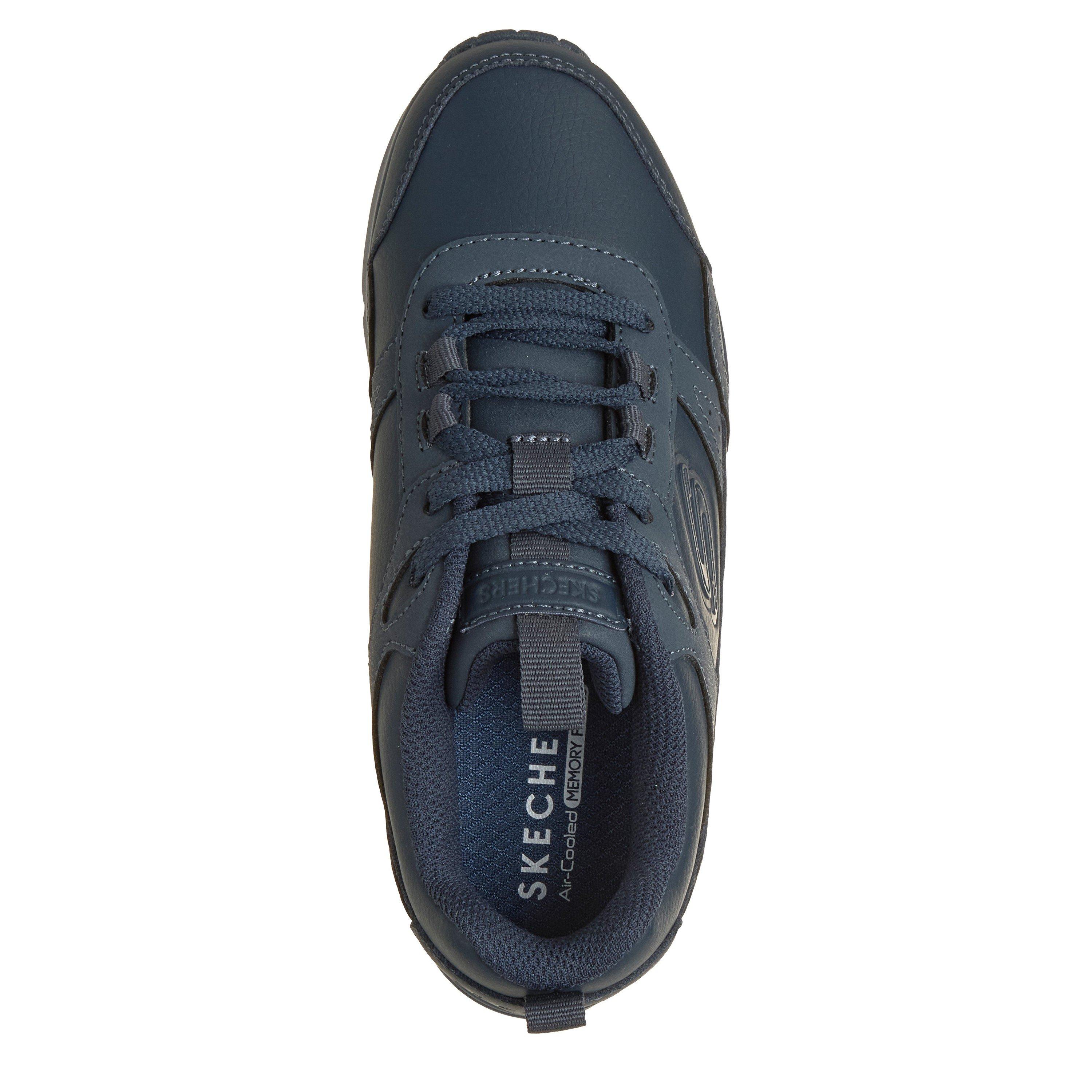 Navy - Skechers - Kids' Monochromatic Lace Up Court Trainers - 4