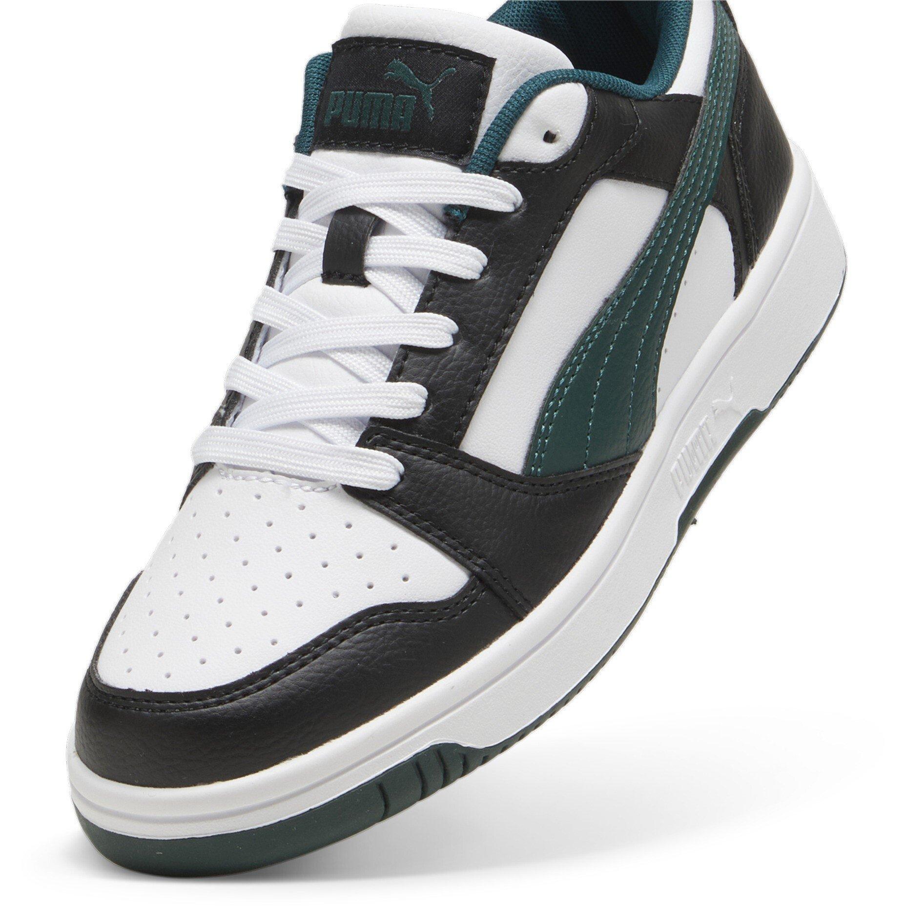 Branco/Cinzento/Azul - Puma - Rebound V6 Lo Jr - 6