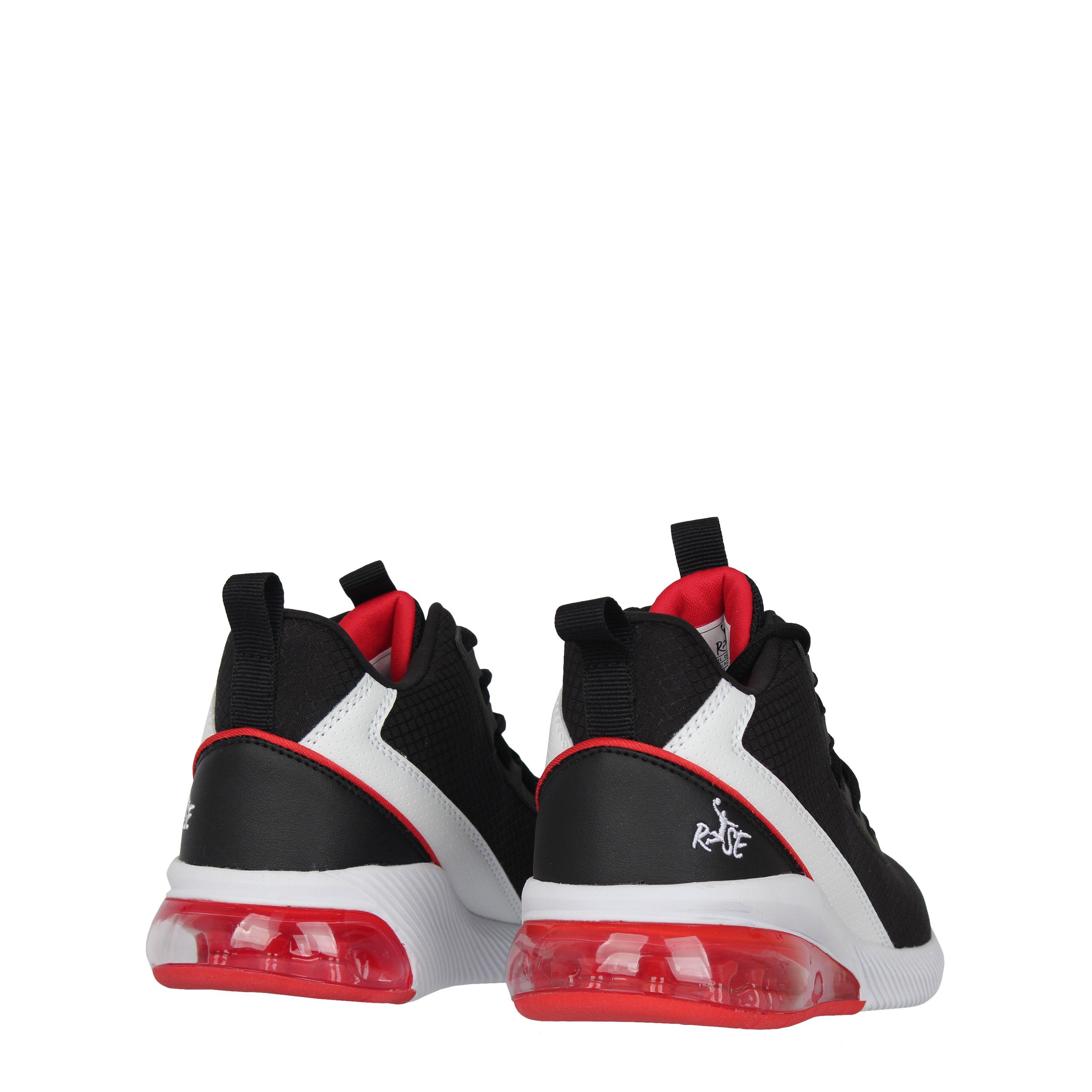 Black/White/Red - Rise - Digital Basketball Trainers Juniors - 4