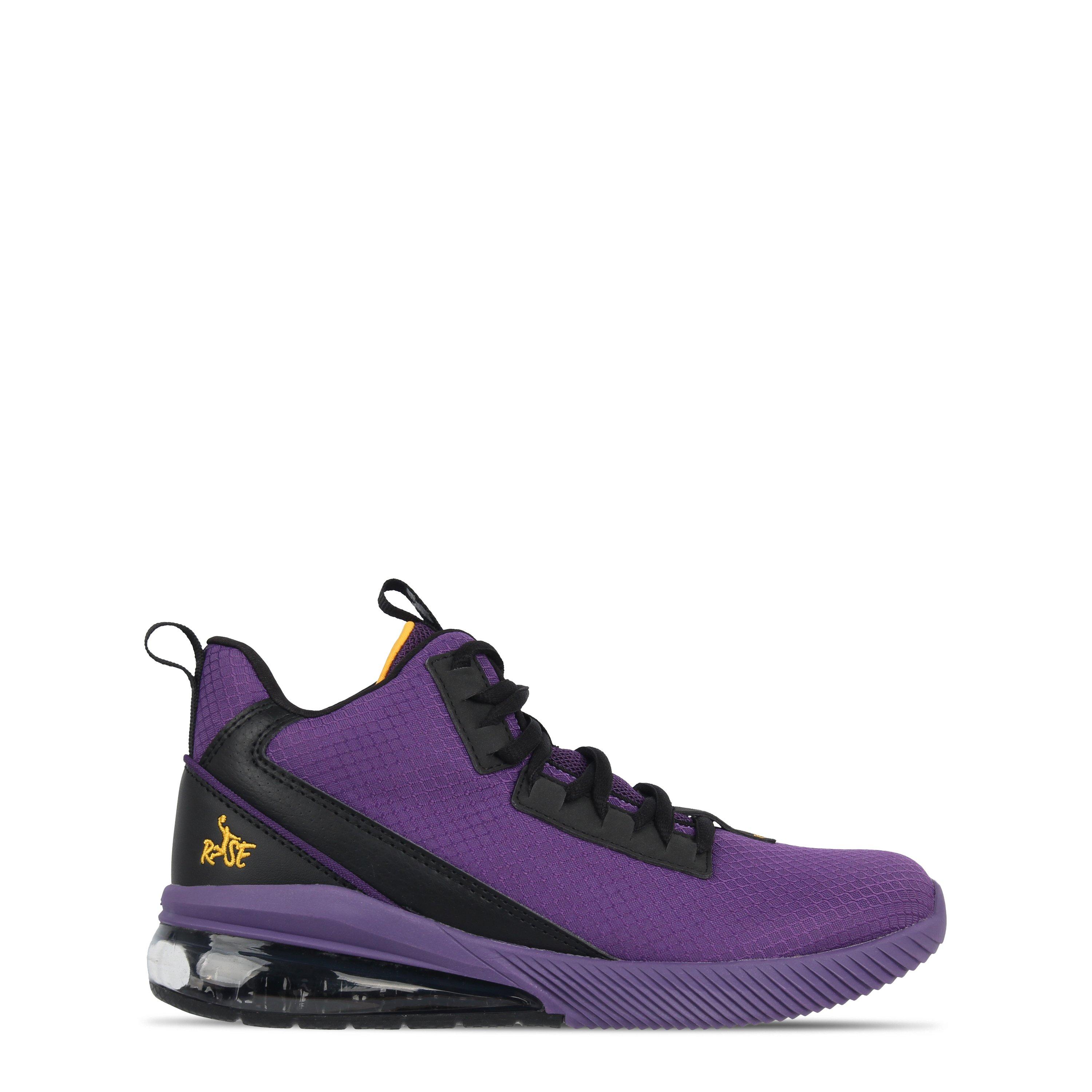 Rise Boys Digital Basketball Trainers Juniors - Purple - 6 (39)