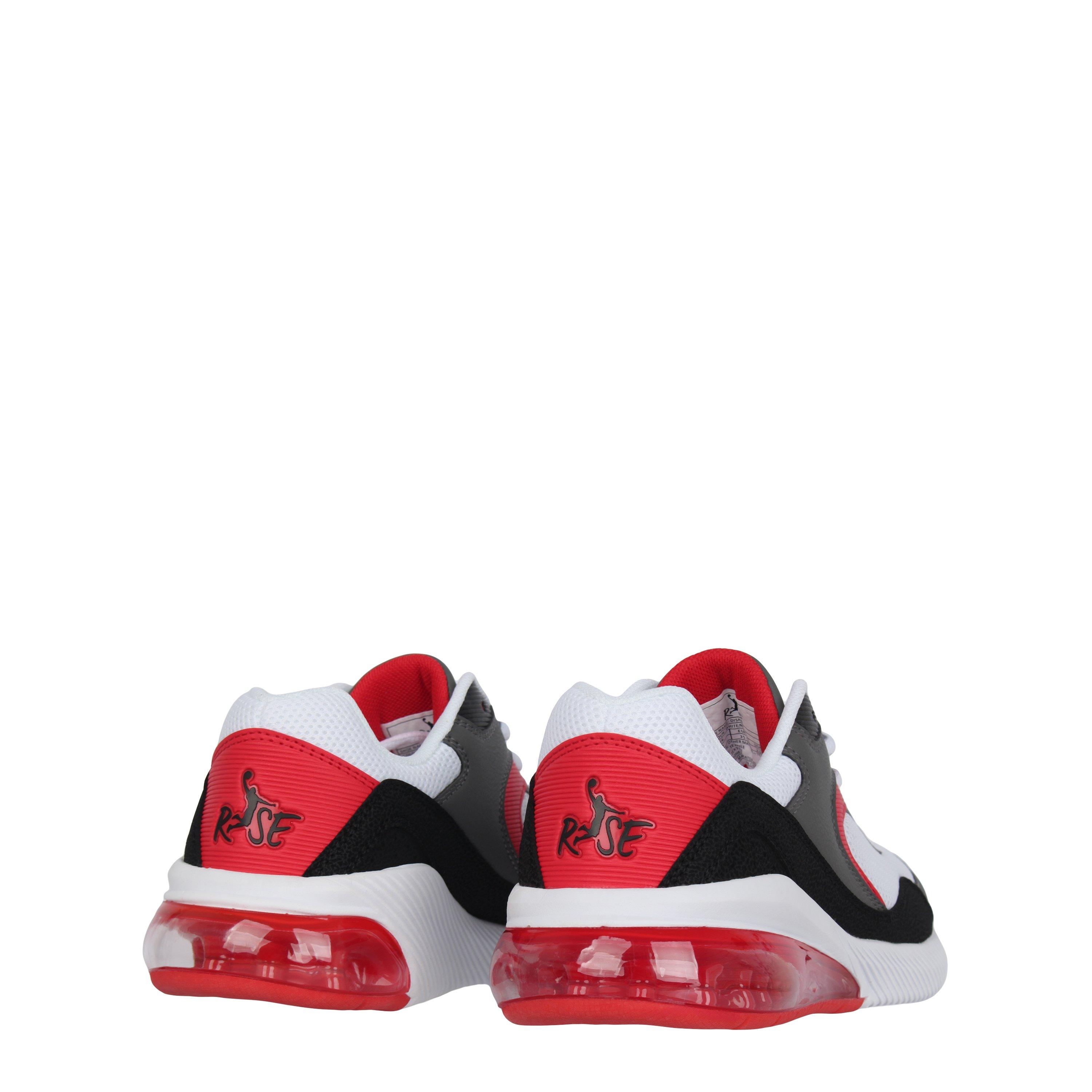 White/Red - Rise - Dispatch Basketball Trainers Juniors - 4