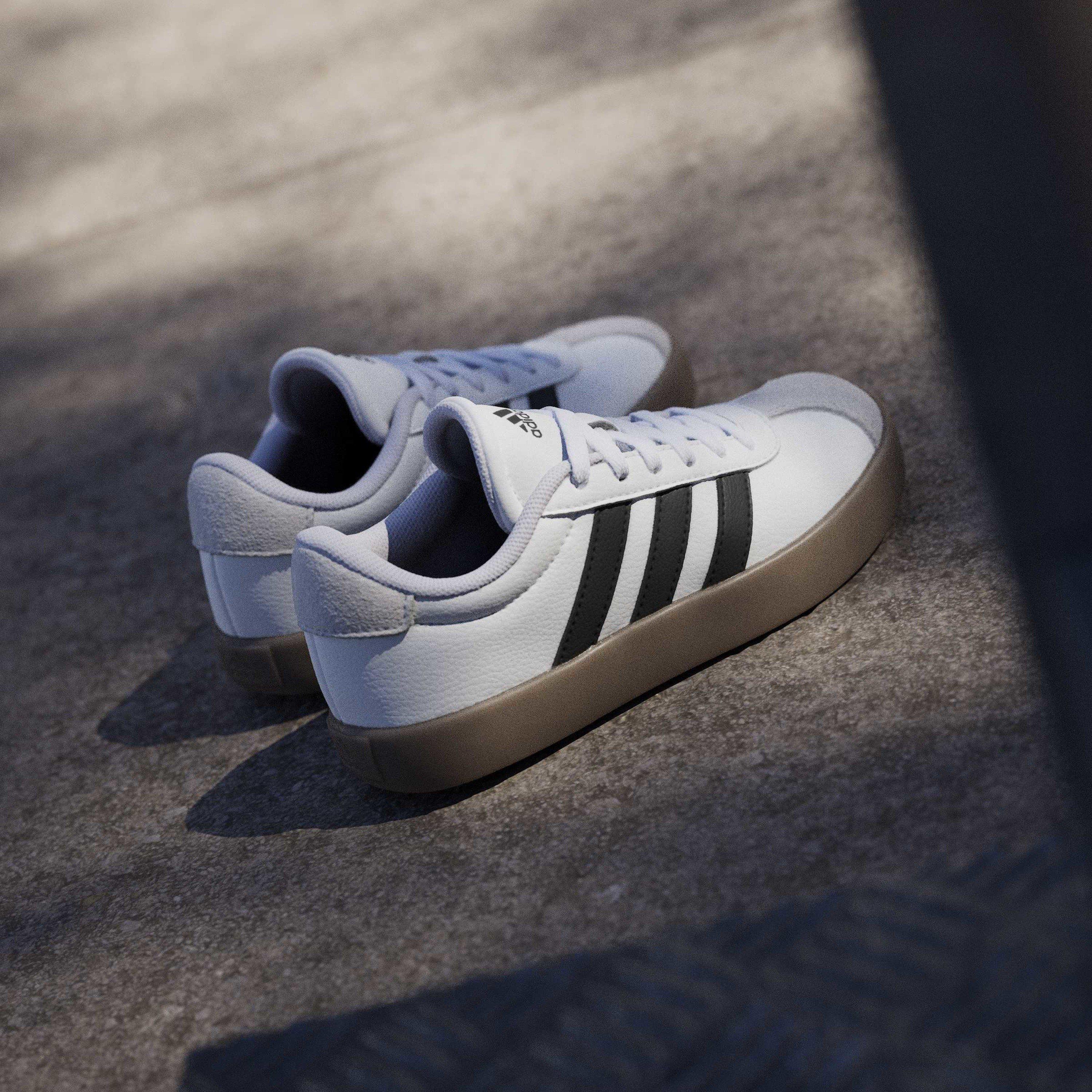 Wit/Gum - adidas - VL Court 3.0 Shoes Junior Boys - 13