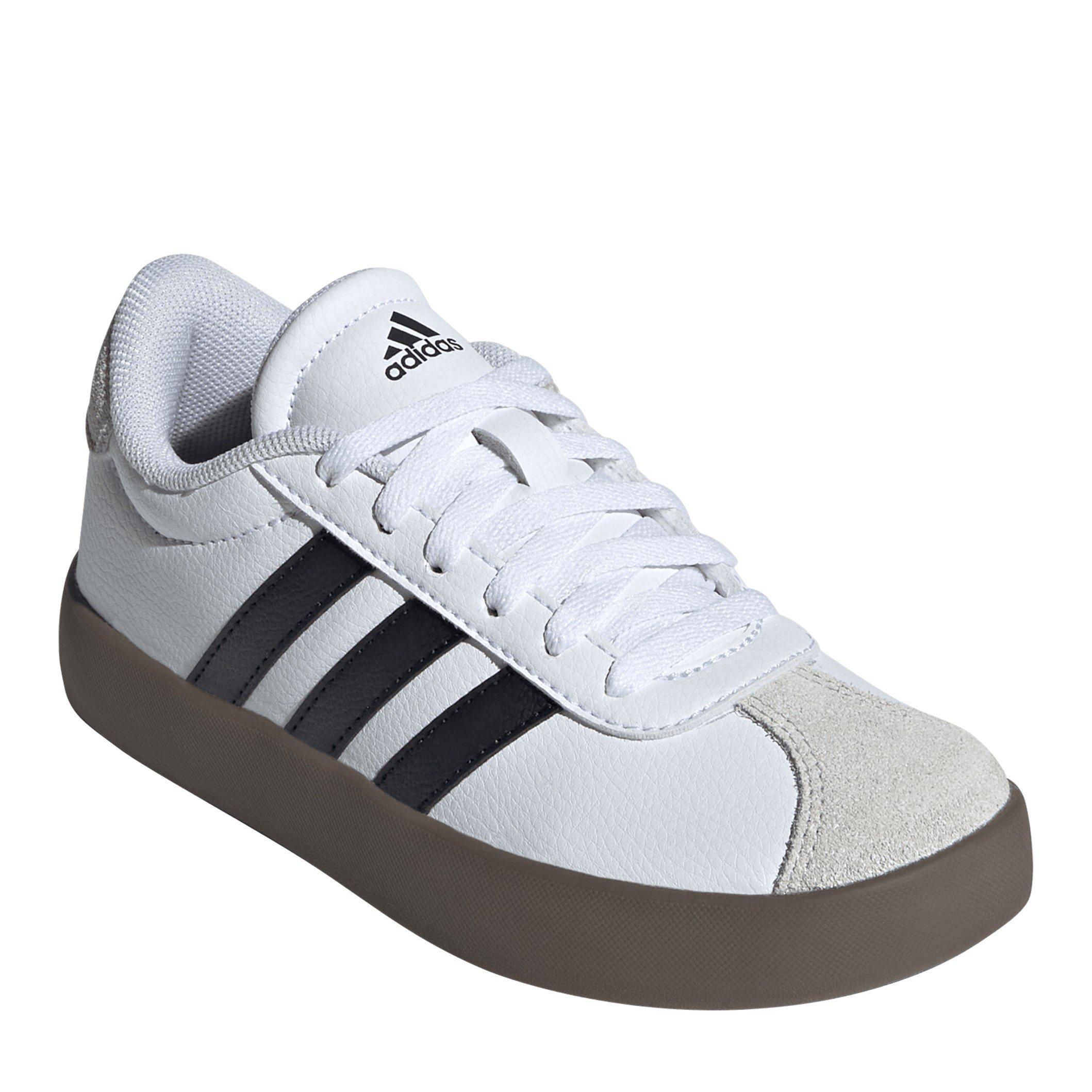Wit/Gum - adidas - VL Court 3.0 Shoes Junior Boys - 3