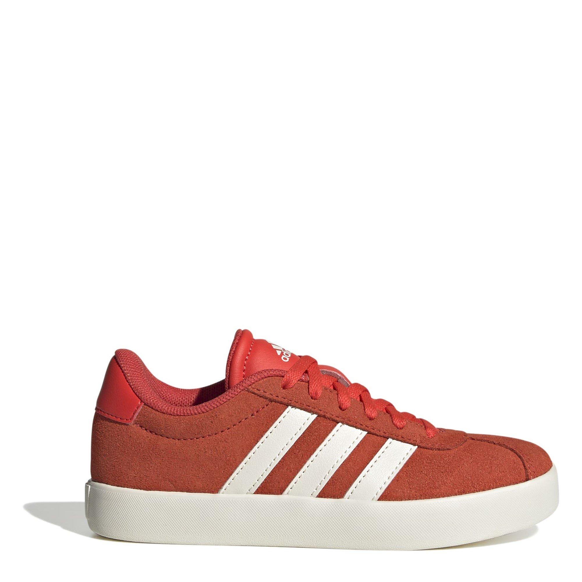 Adidas Boys Vl Court 3.0 Shoes Junior - Red/White - C11 (29)