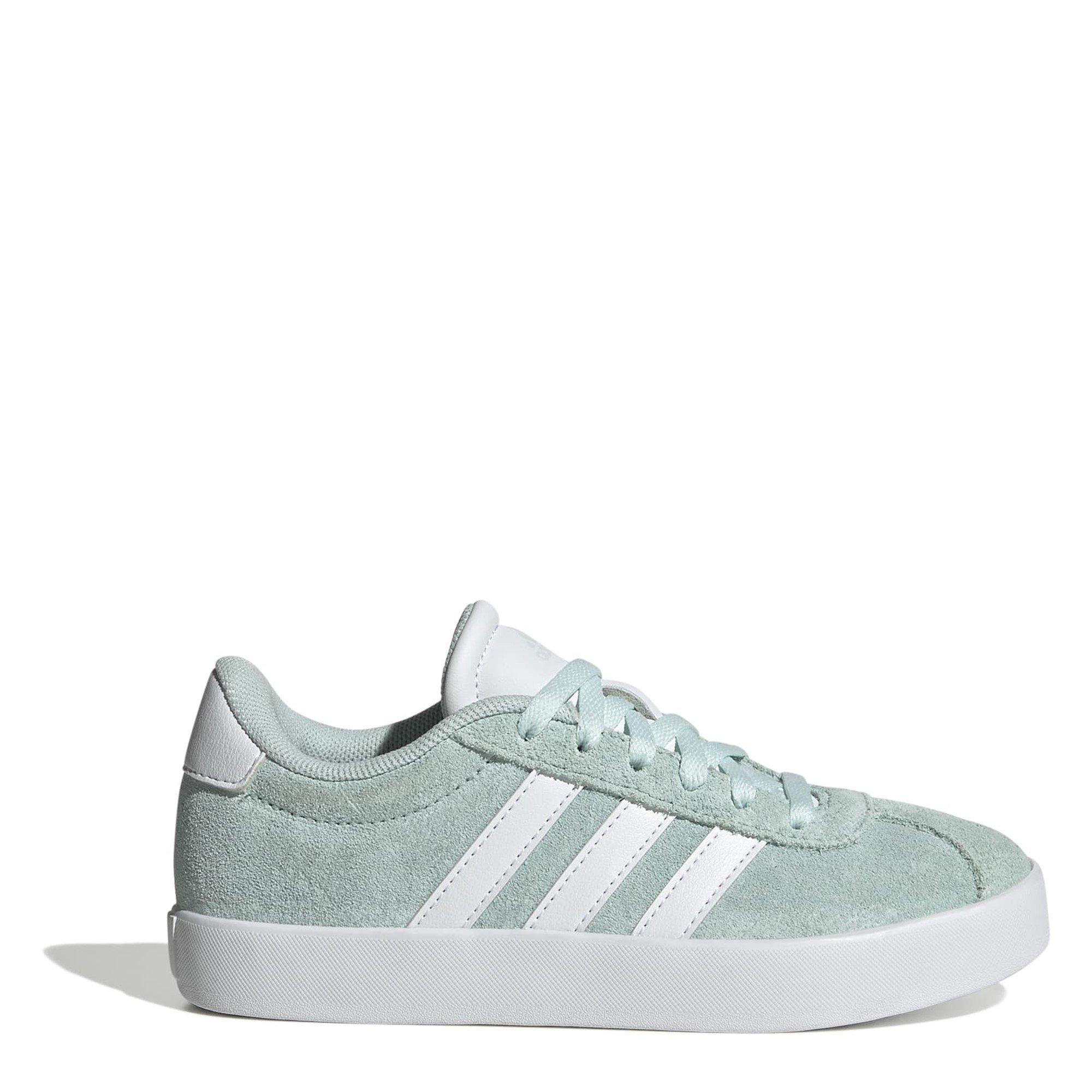 Adidas Boys Vl Court 3.0 Shoes Junior - Mint/White - 4 (36.7)