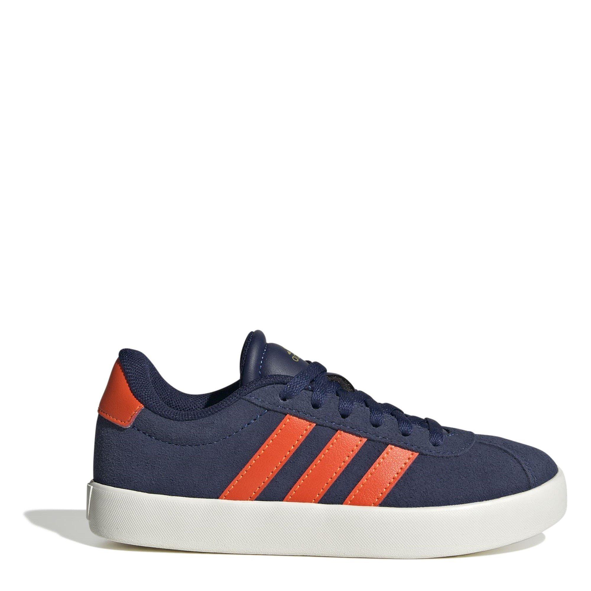 Adidas Boys Vl Court 3.0 Shoes Junior - Drkblu/Orange - 4 (36.7)