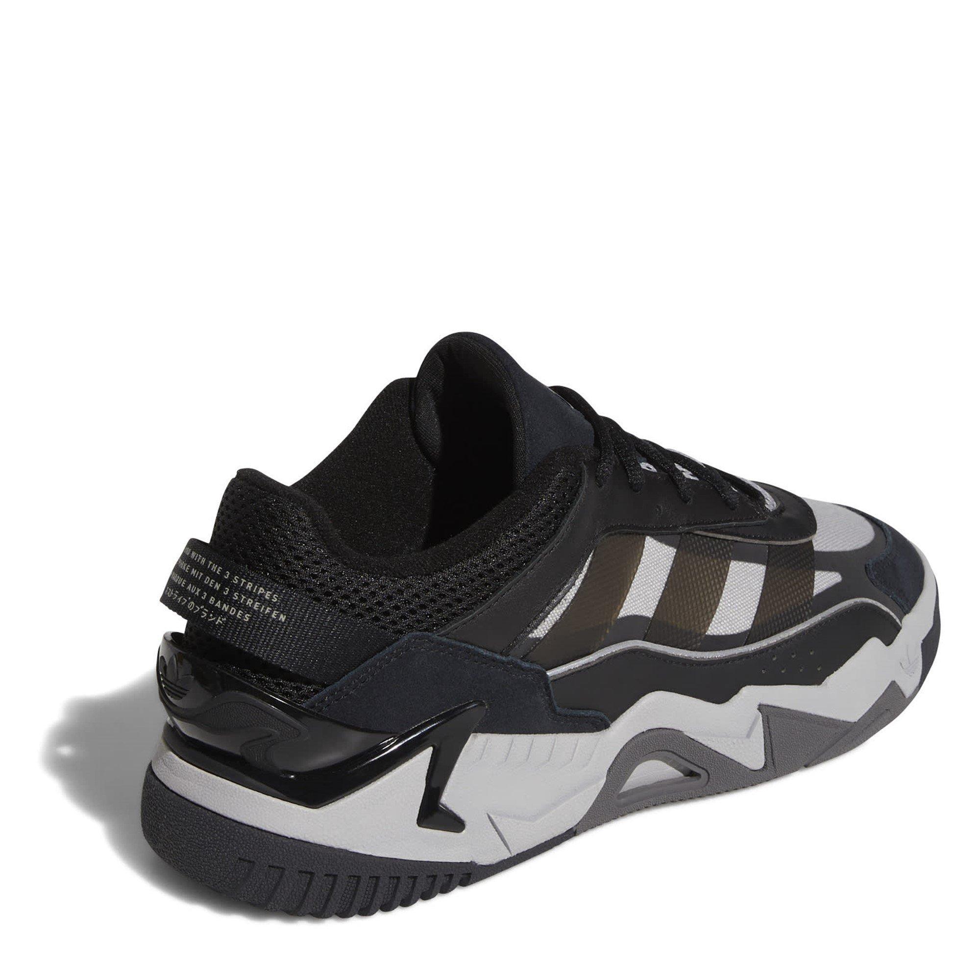 Cblack/Mgsogr - adidas Originals - Niteball Low-Top Trainers - 4