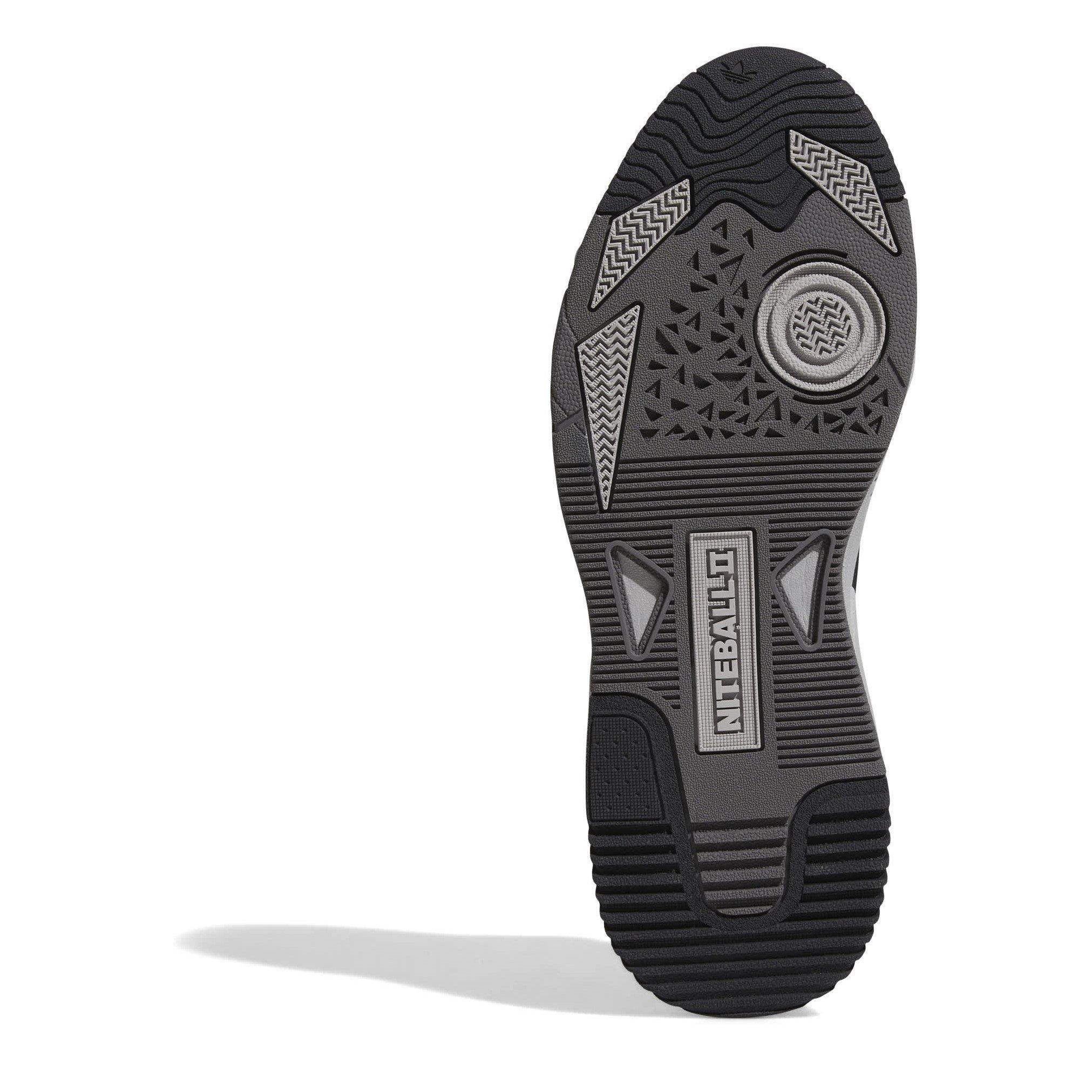 Cblack/Mgsogr - adidas Originals - Niteball Low-Top Trainers - 6