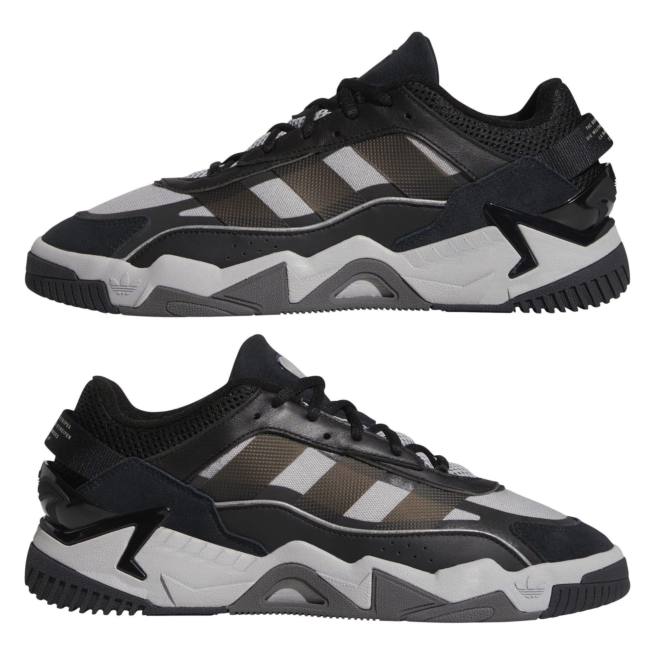 Cblack/Mgsogr - adidas Originals - Niteball Low-Top Trainers - 9