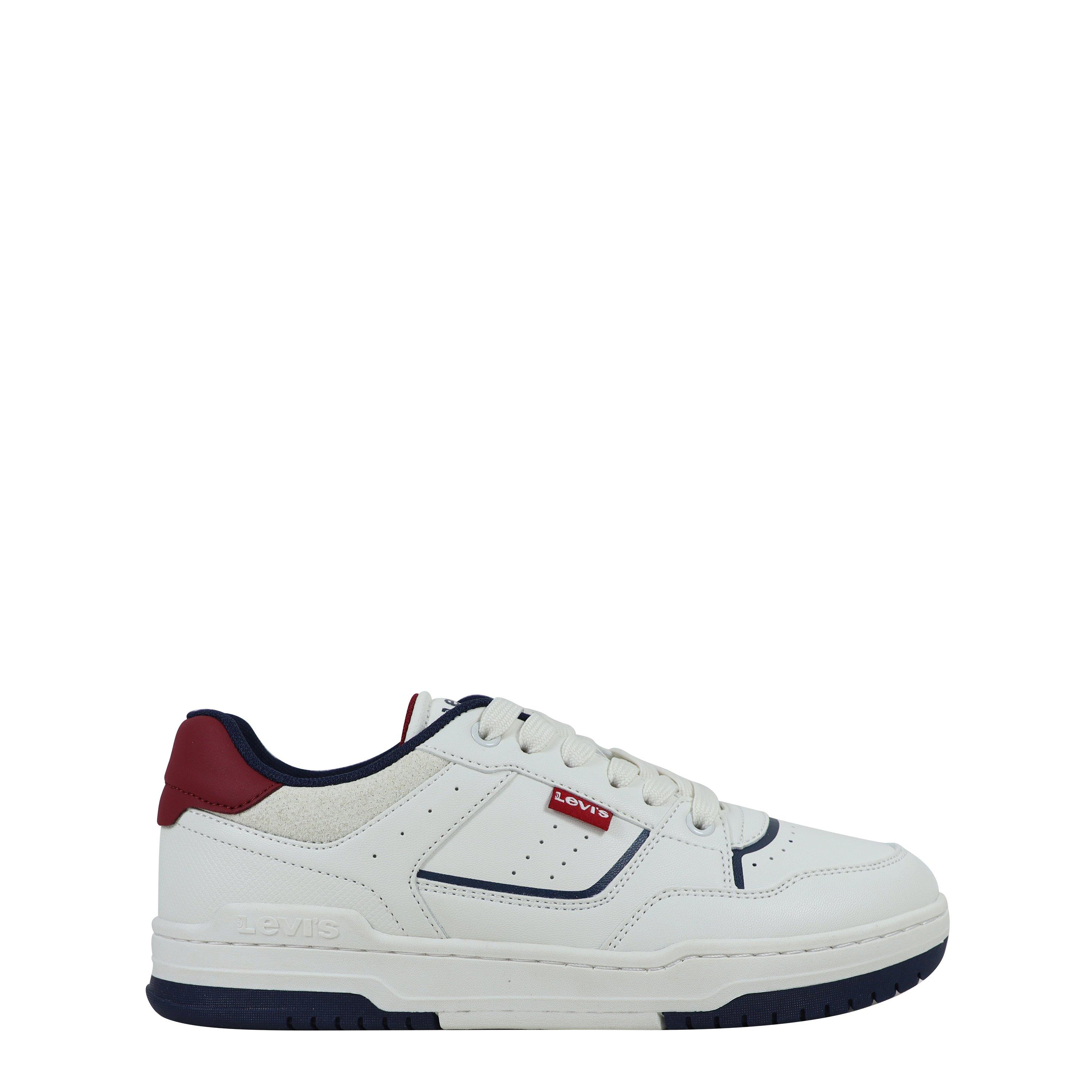 Levis Boys John Sneakers Juniors - White/Nvy 3130 - 3.5 (36)