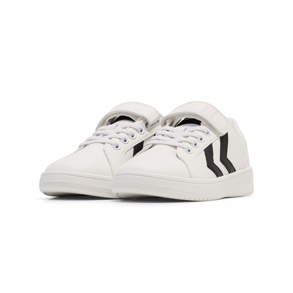 White/Black - Hummel - Derby Court Trainers Junior - 2