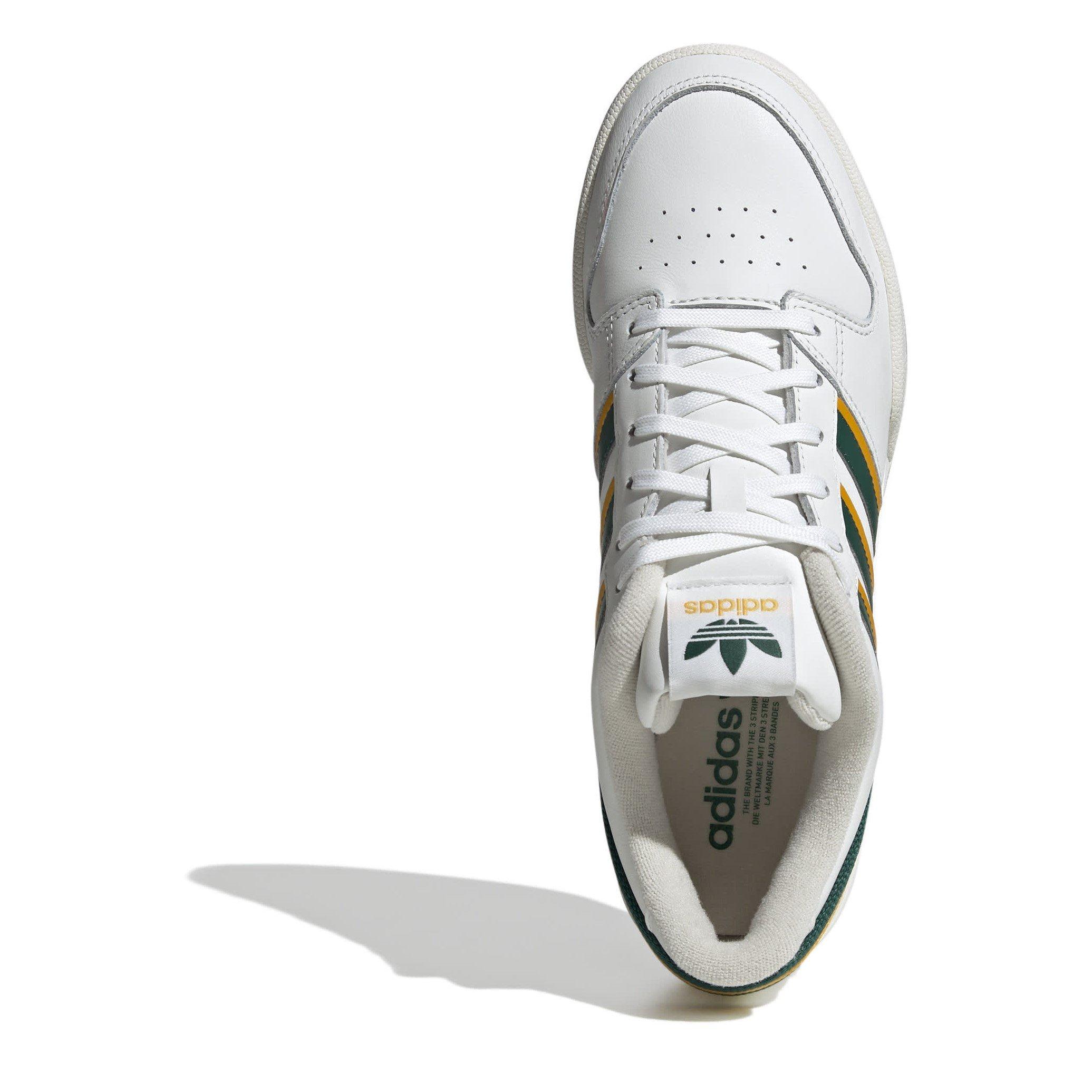 White - adidas Originals - Team Court Trainers - 5